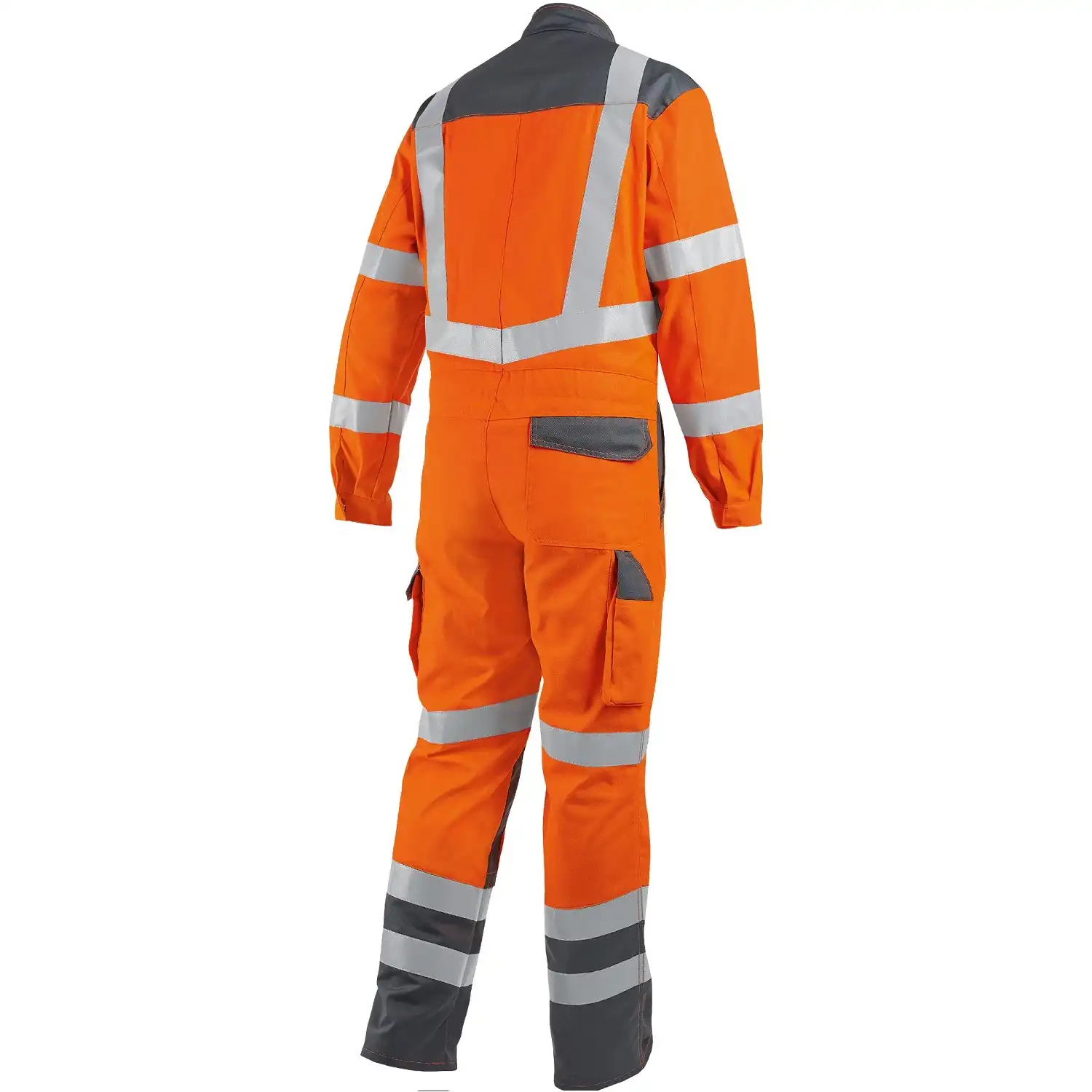 Warnschutz Overall "2016-845" Hi-Vis Comfort orange in 52/54 - Thumbnail 2