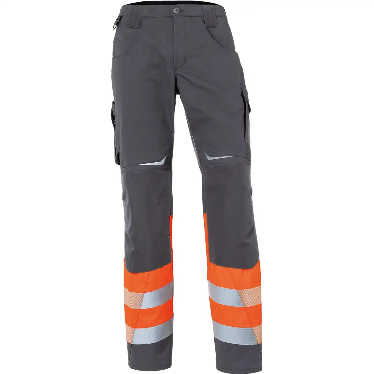 Warnschutz Bundhose "REFLECTIQ" Kl. 1 in orange/anthrazit, 23 - Bild 1