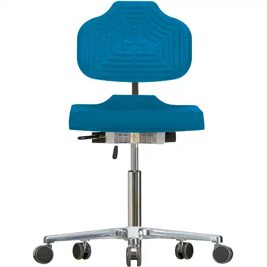 Arbeitsstuhl "WS 1220 E" Classic farbig in fernblau - Bild 1