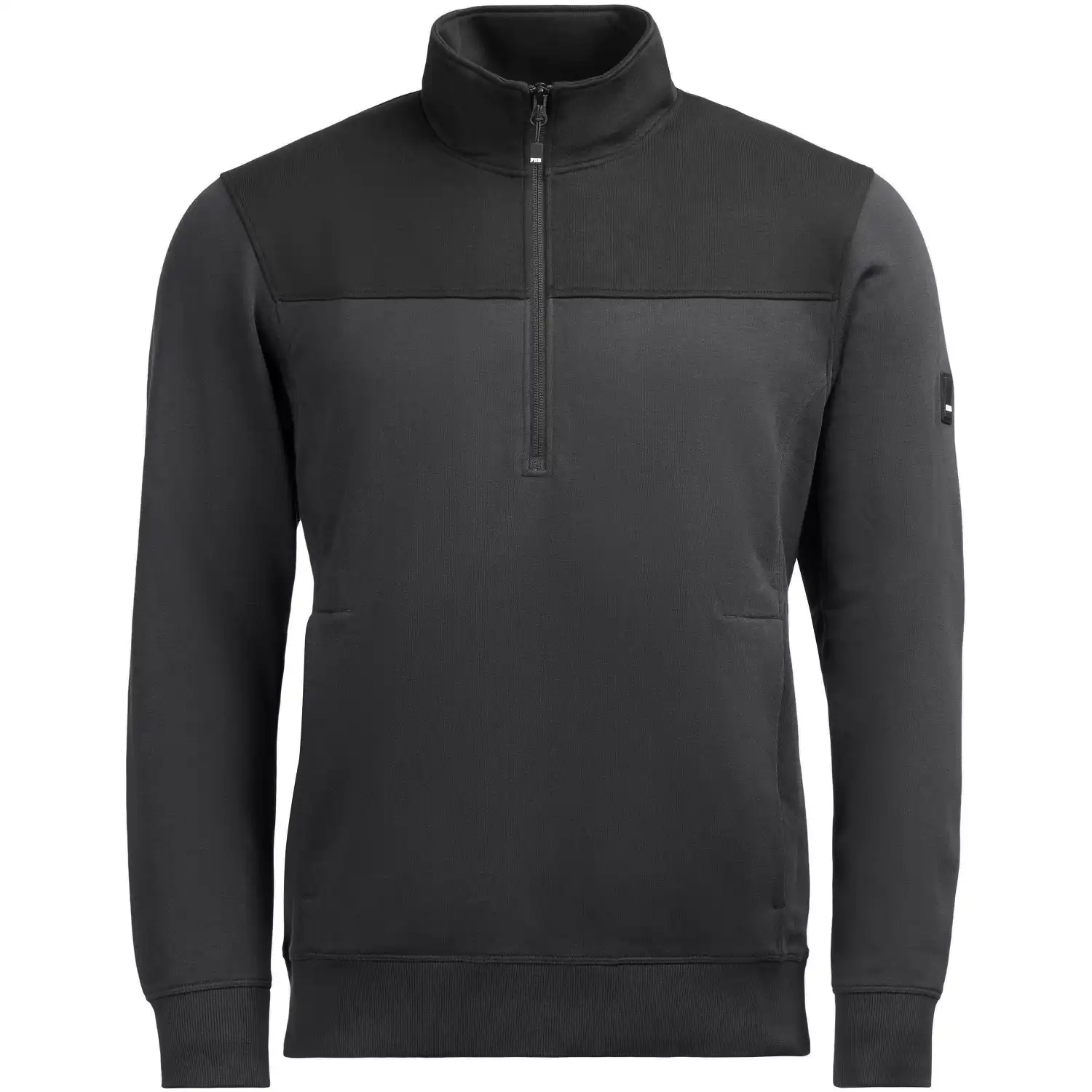 Zip-Sweatshirt "ROB" in anthrazit/schwarz, XXL - Bild 1
