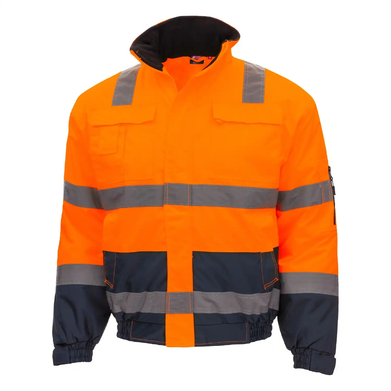 Warnschutz Pilotenjacke "MOTION TEX VIZ" in orange/blau, L - Thumbnail 1