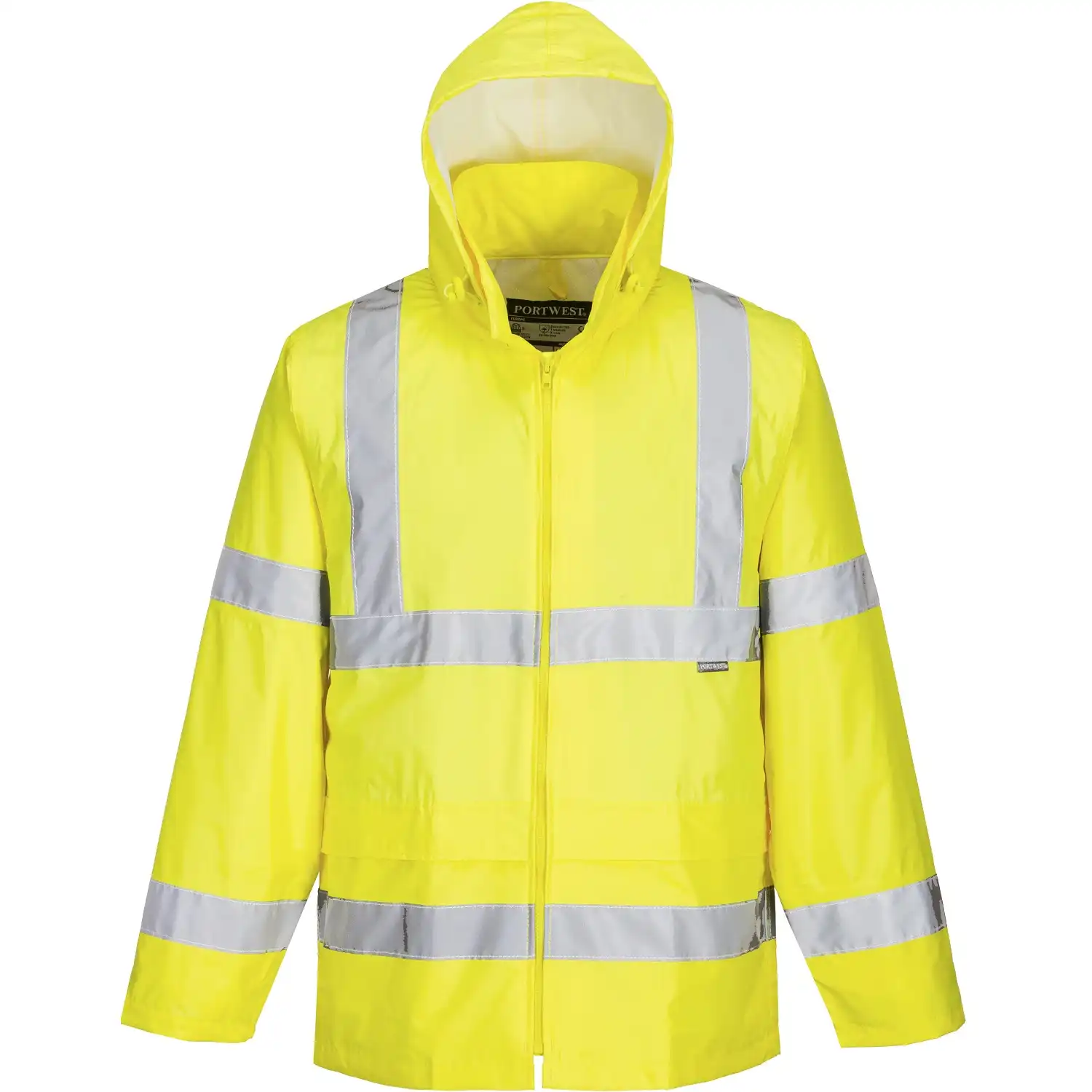 Warnschutz PVC-Regenjacke "H440" in gelb, L - Thumbnail 1