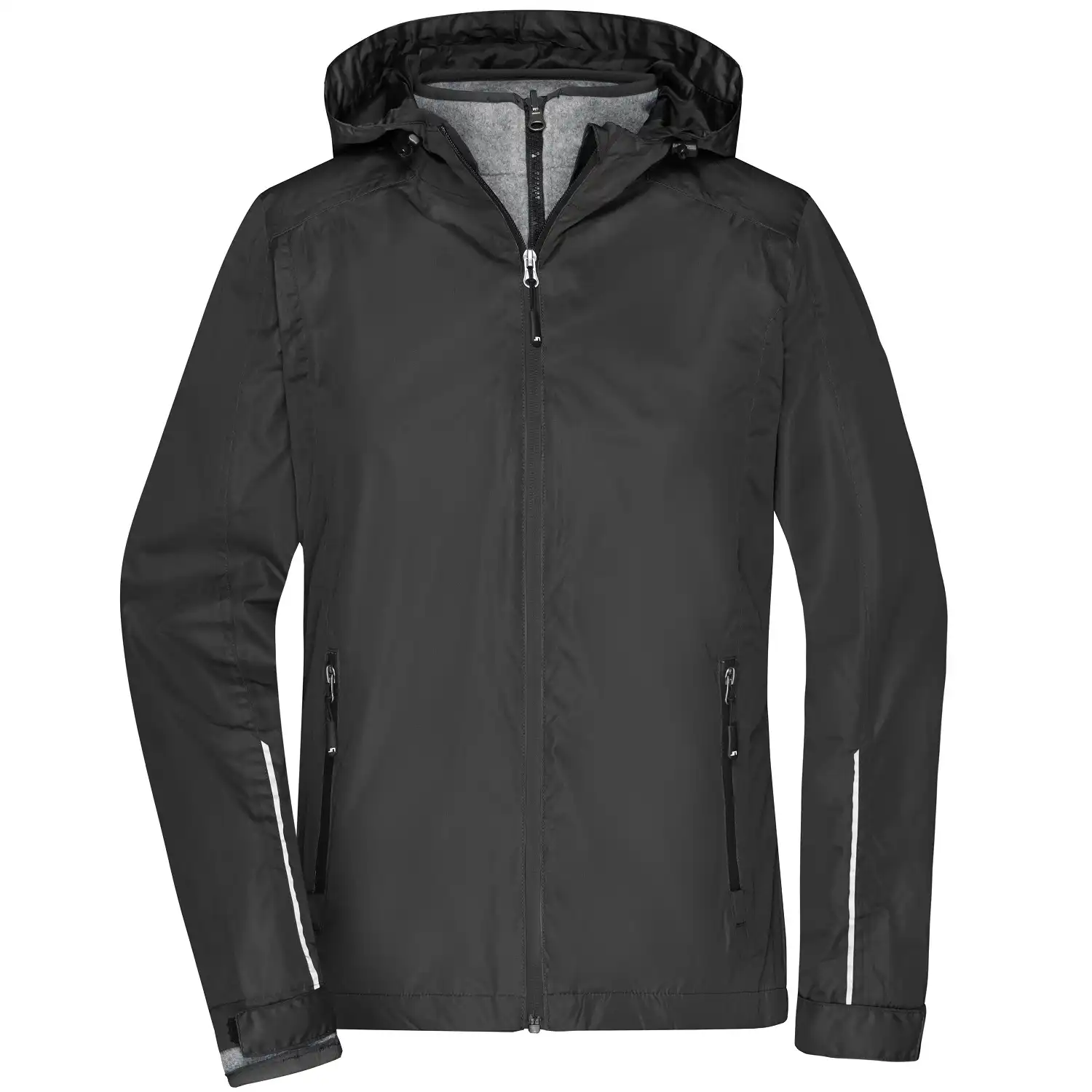 3-in-1 Damenjacke "JN1153" in black/black, L - Thumbnail 1