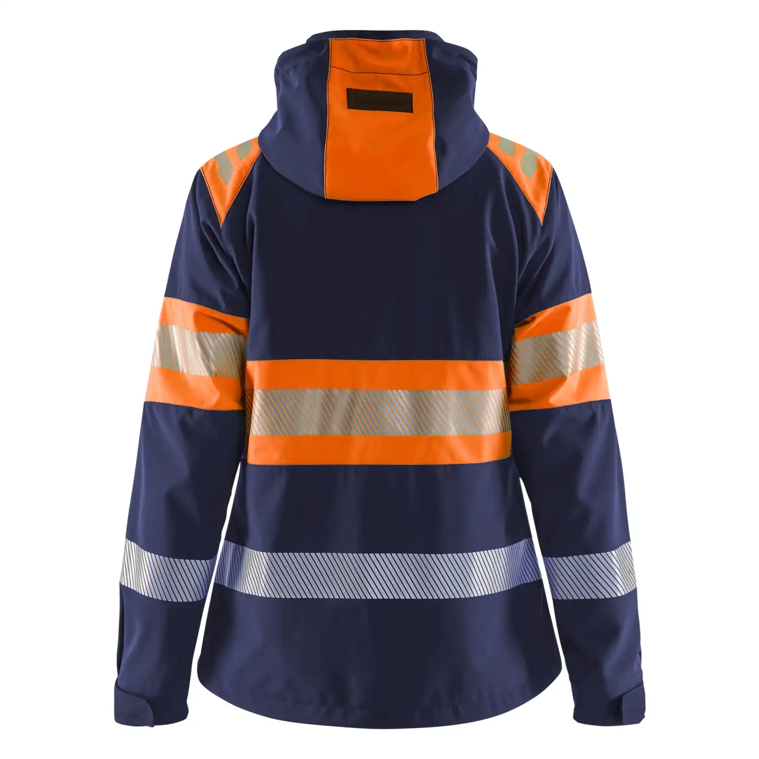 Damen Warnschutz Softshelljacke Kl. 1 "4404" in marine/orange, 3XL - Thumbnail 2
