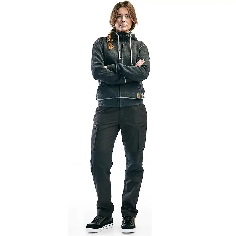 Damen Stretch Servicehose "7159" 166 g/m² in schwarz, 44 - Thumbnail 3