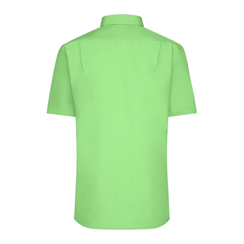 Kurzarm Hemd "JN680" in lime-green, M - Thumbnail 2