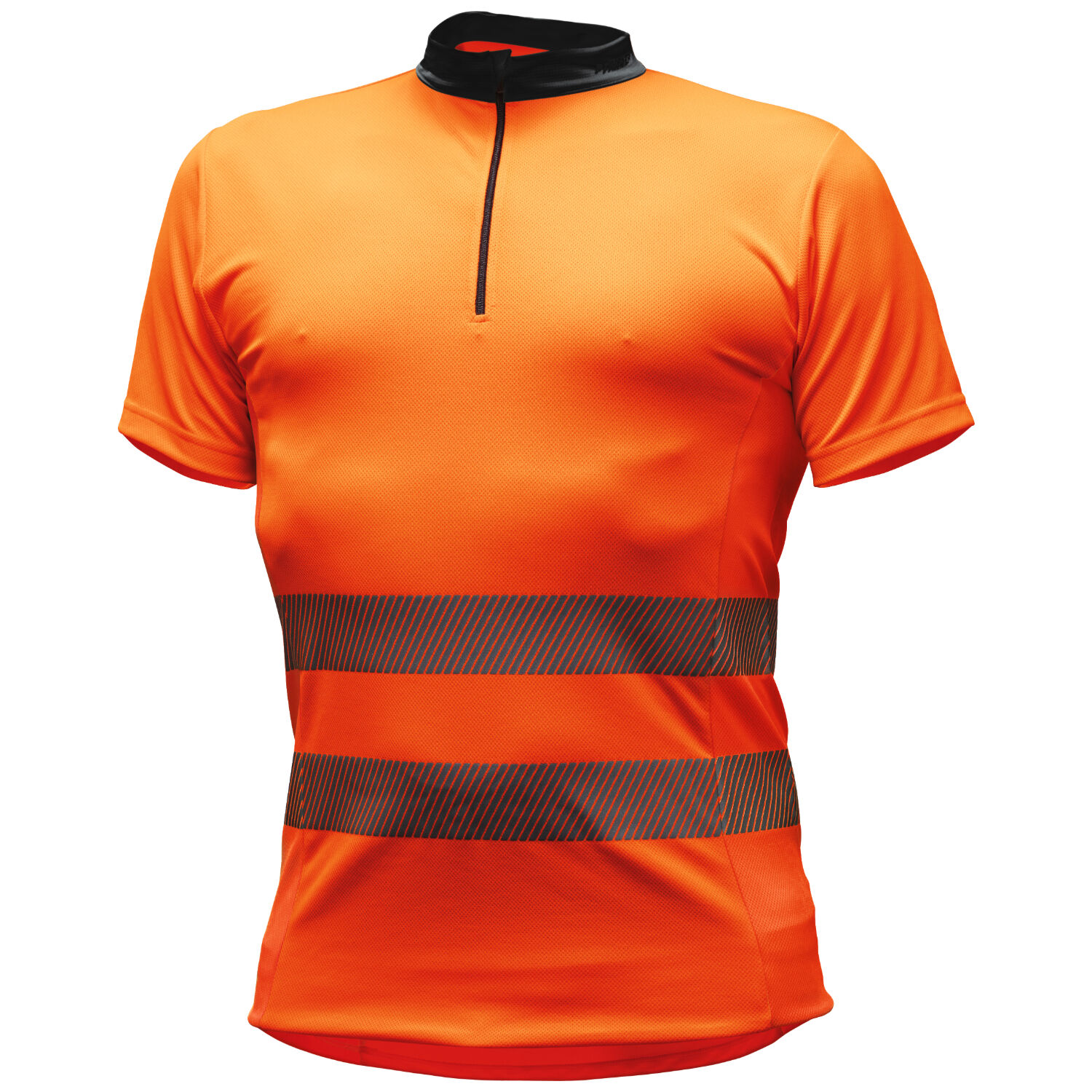 Funktionsshirt "ZIPP-NECK" in leuchtorange, XS - Thumbnail 1