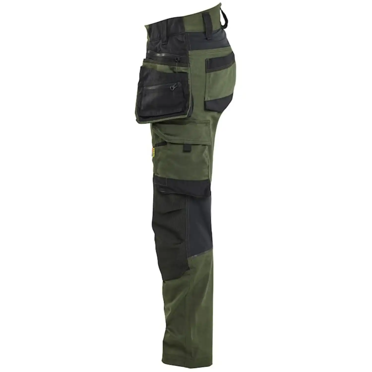 Damen Arbeitshose Stretch 7170 in waldgrün/schwarz, C50 - Thumbnail 3