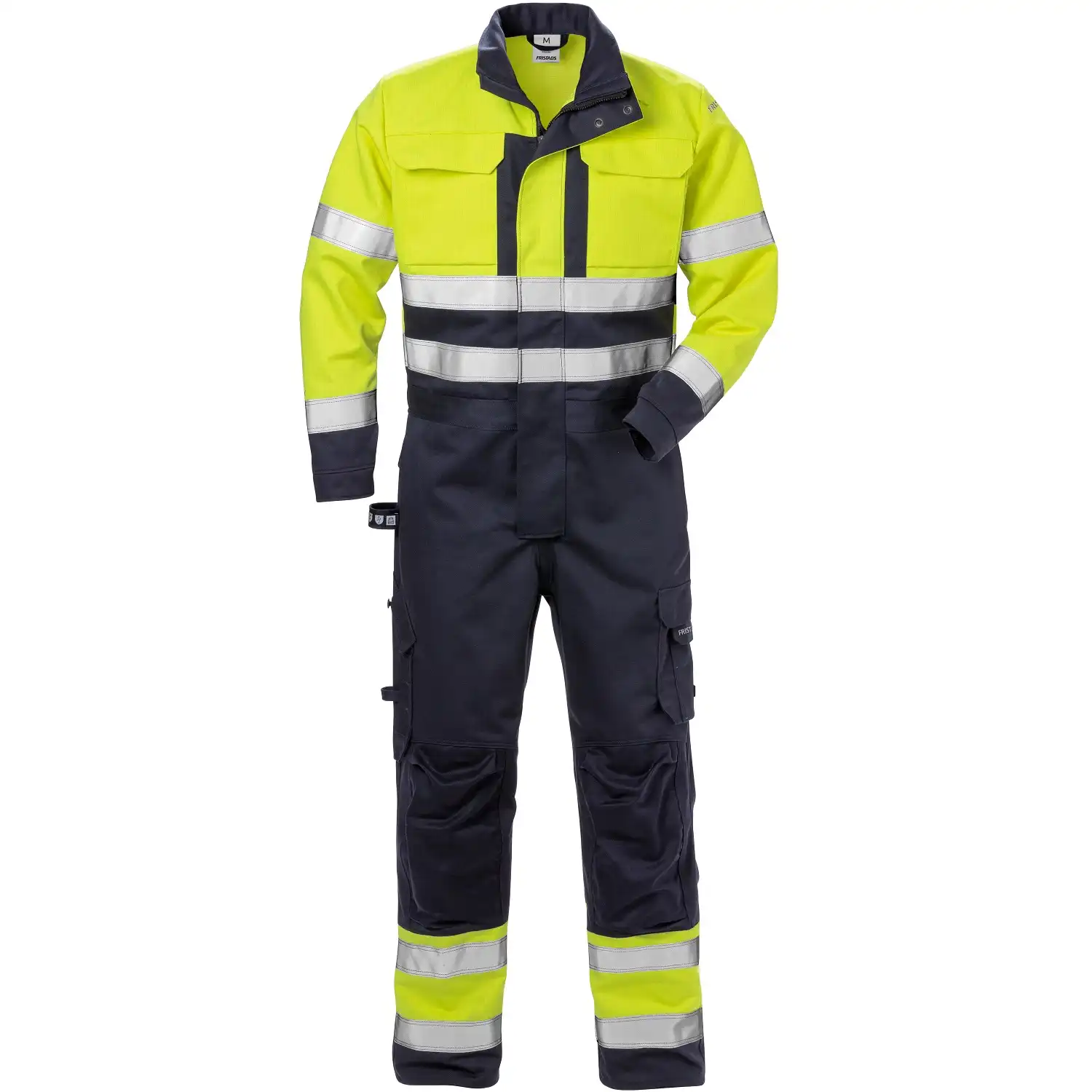 Multinorm Overall "8084 FLAM" Flame marine/gelb in L - Thumbnail 1