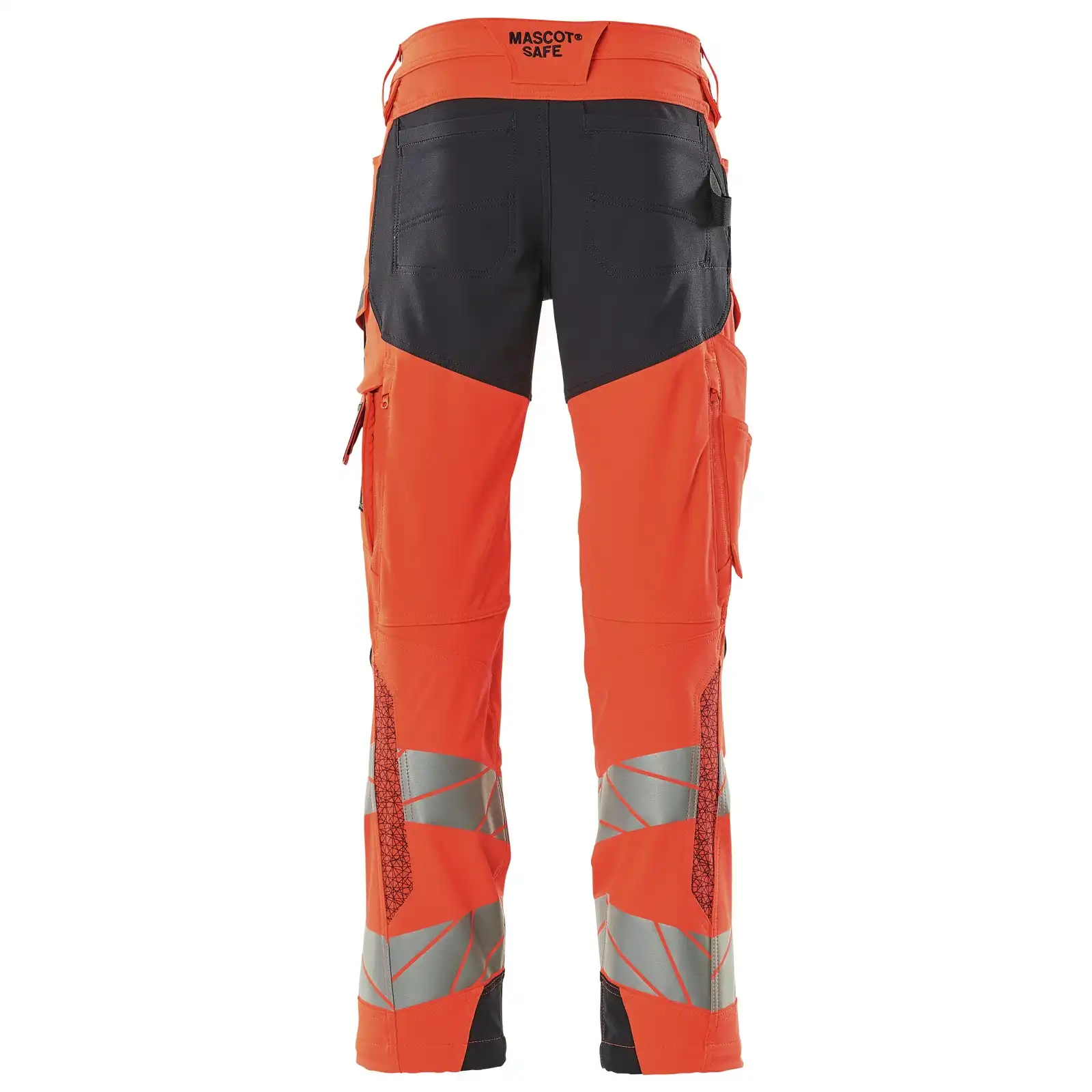 Warn Stretchbundhose Kl.2 ACCELERATE SAFE in rot/schwarzblau, 82C54 (EU 54) - Thumbnail 2