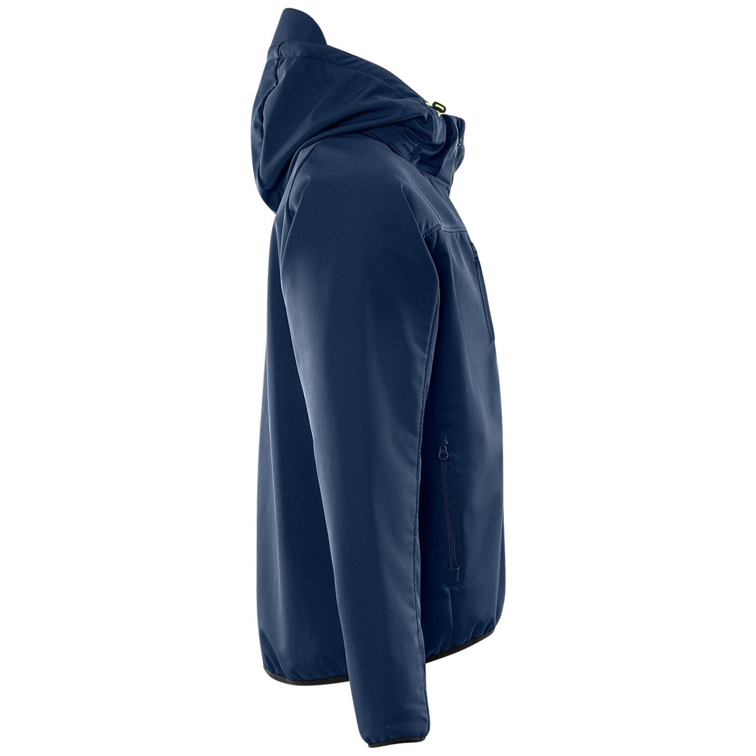 Softshell-Jacke "4655 GBF" in marine/gelb, XXS - Thumbnail 3