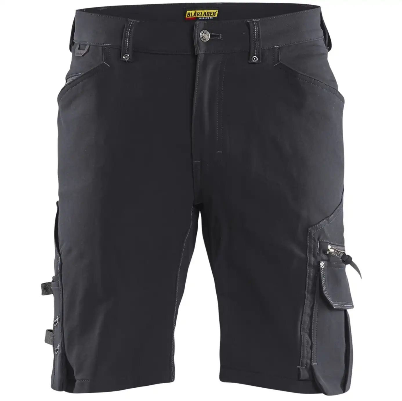 Stretch Shorts "1987" X1900 in dunkelgrau/schwarz, C44 - Thumbnail 1