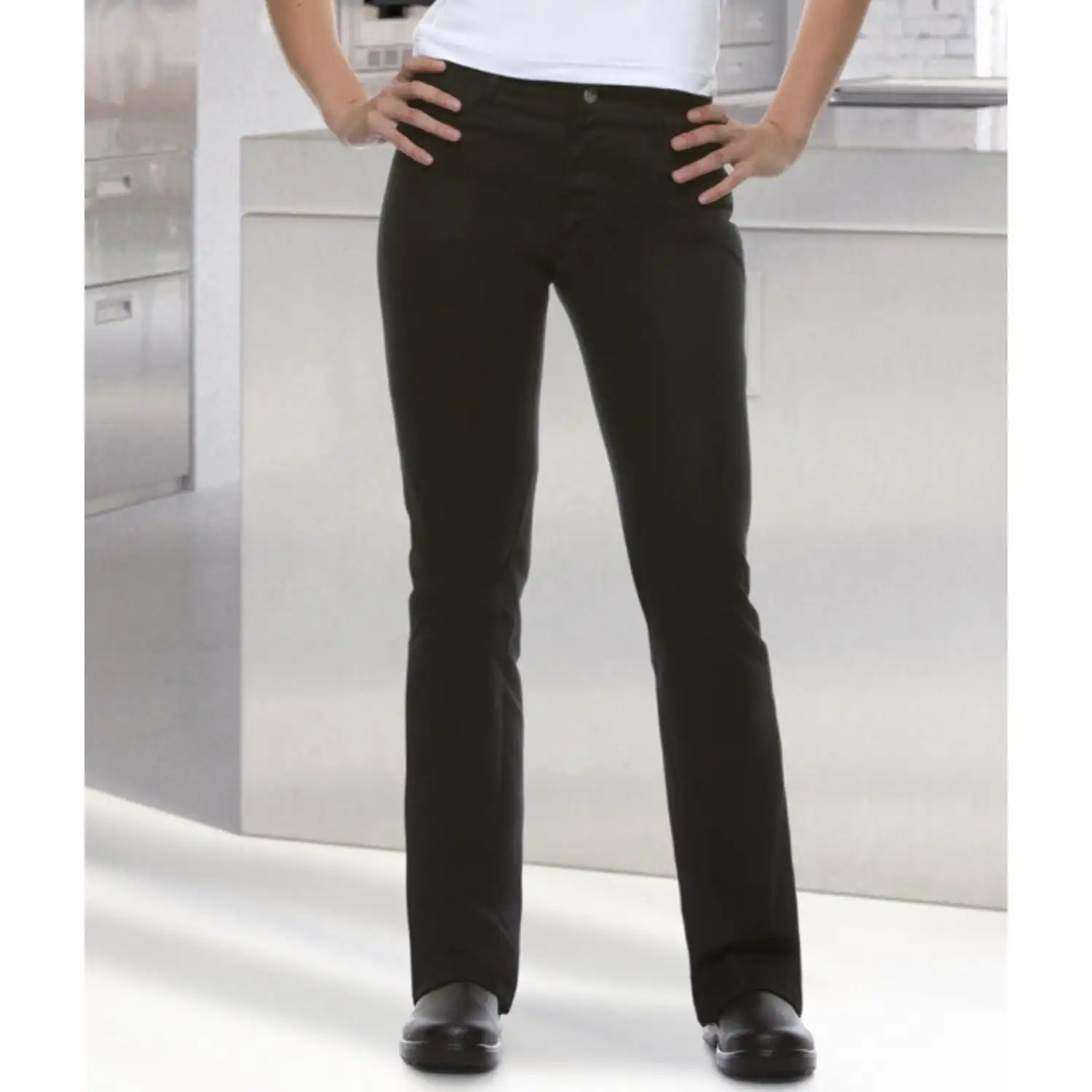 Damen Kochhose Tina "HF 3" in schwarz, 42 - Thumbnail 5