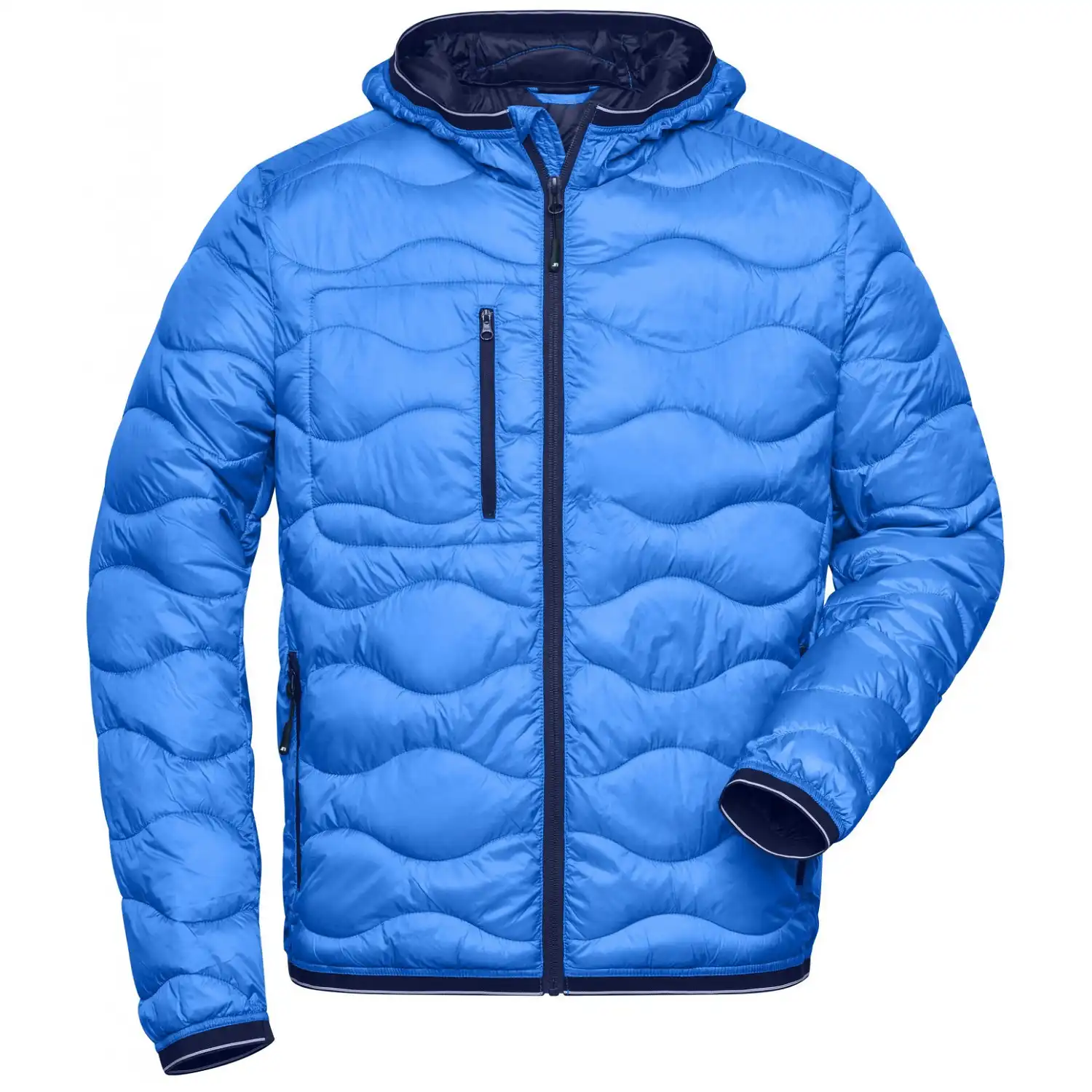 Steppjacke wattiert "JN1156"-Daiber in blue/navy, M - Thumbnail 1