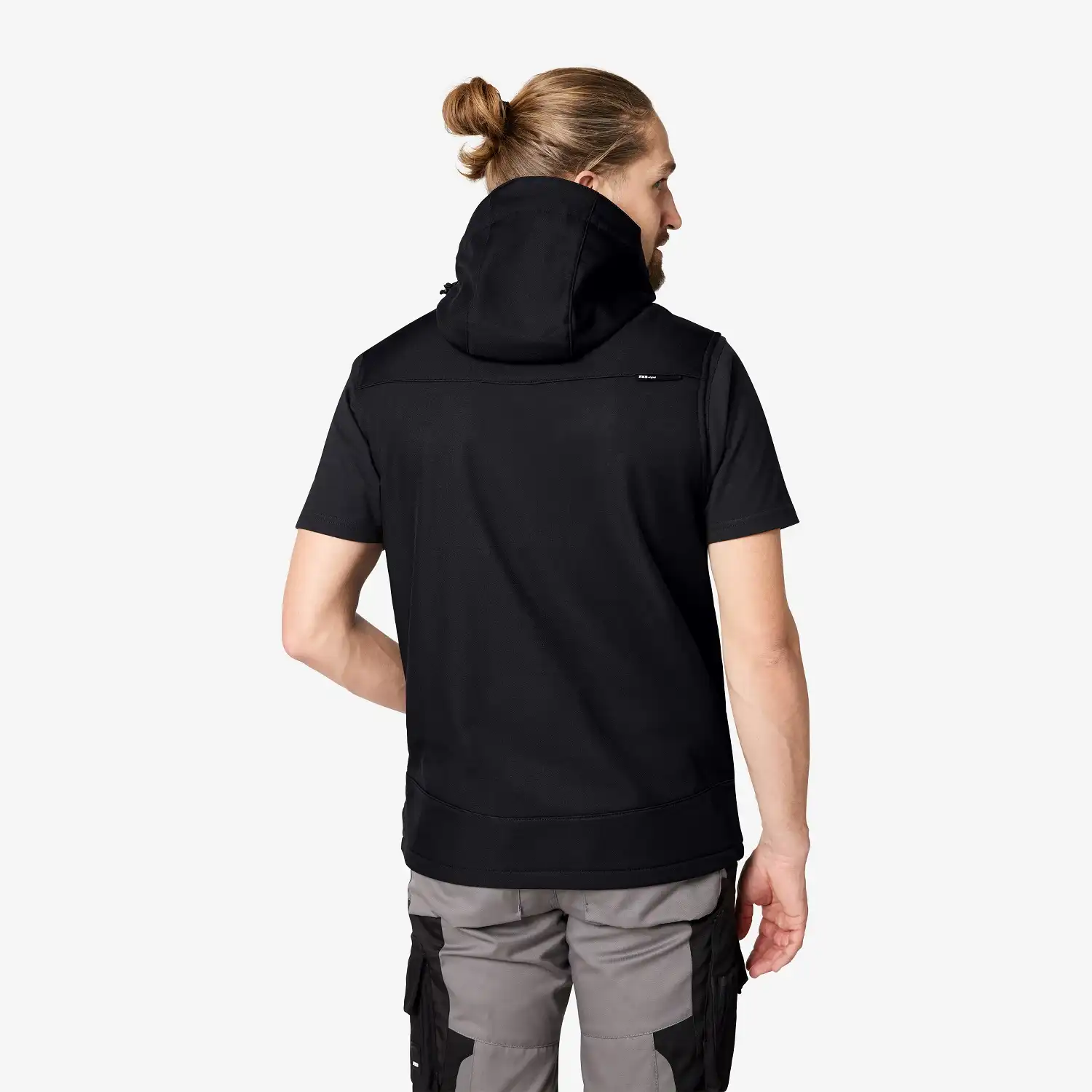 Softshellweste "JUSTUS" in schwarz, XL - Thumbnail 2