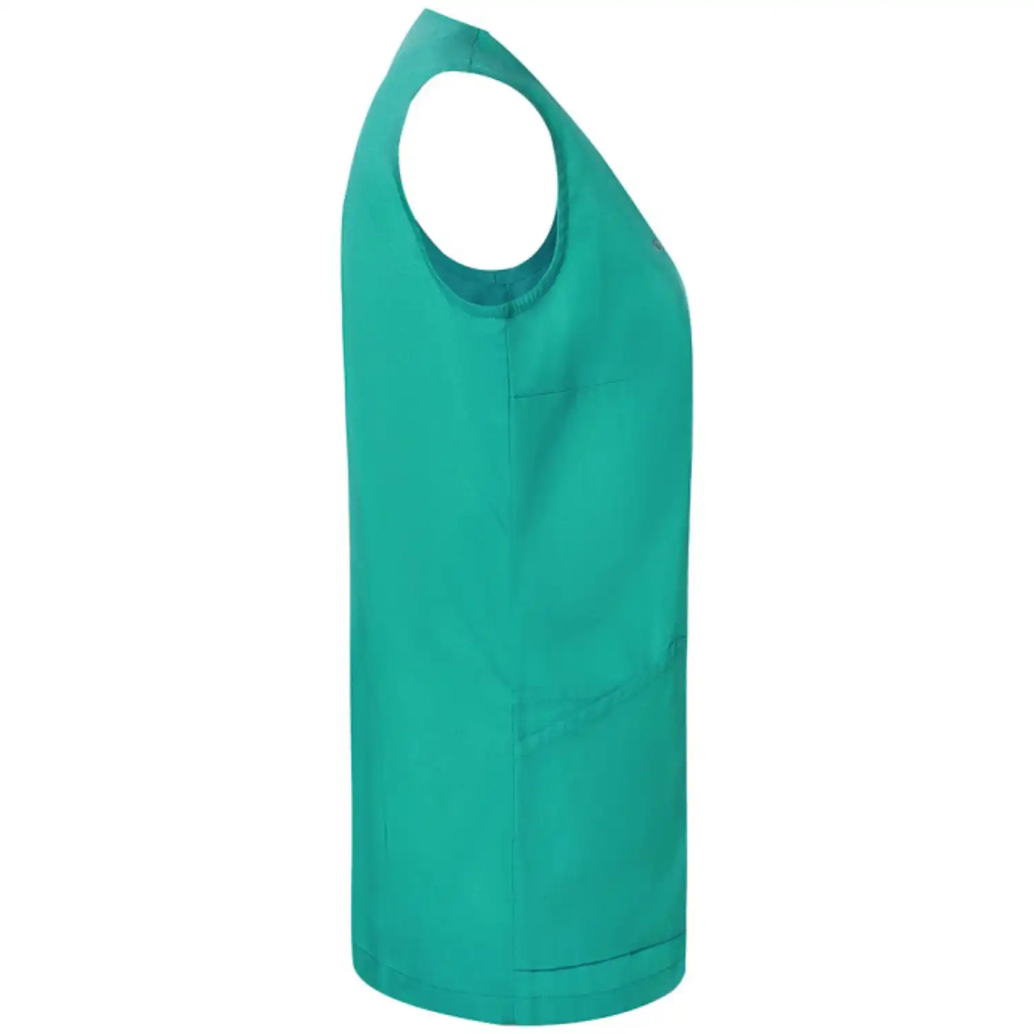 Ärmelloser Damen Kasack "KS 67" in emerald, 52 - Thumbnail 4