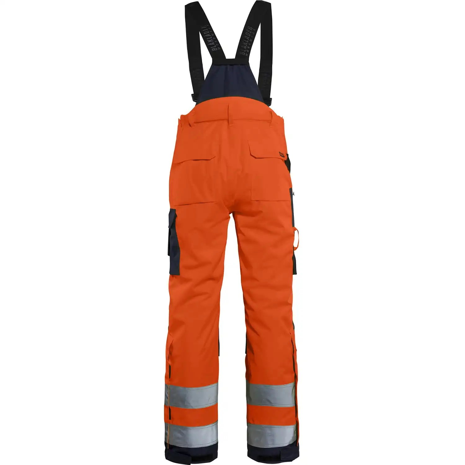Damen Warnschutz-Winterhose "7885" in orange/marine, C34 - Thumbnail 2