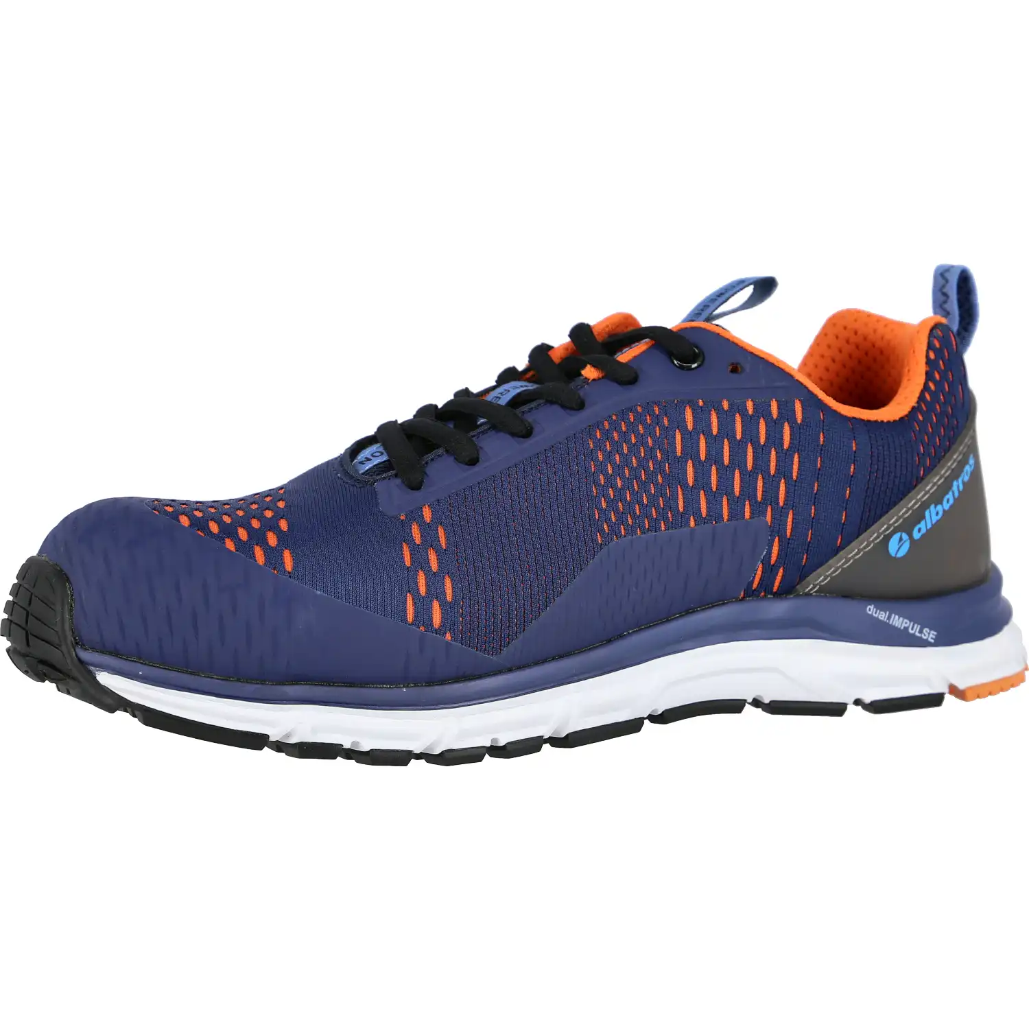 Sicherheitshalbschuhe S1P "AER55 IMPULSE BLUE ORANGE LOW" in 45 - Thumbnail 1