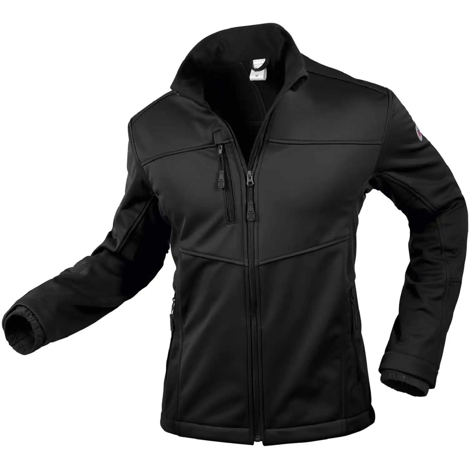 Softshelljacke "1696-571" in schwarz, L - Thumbnail 1