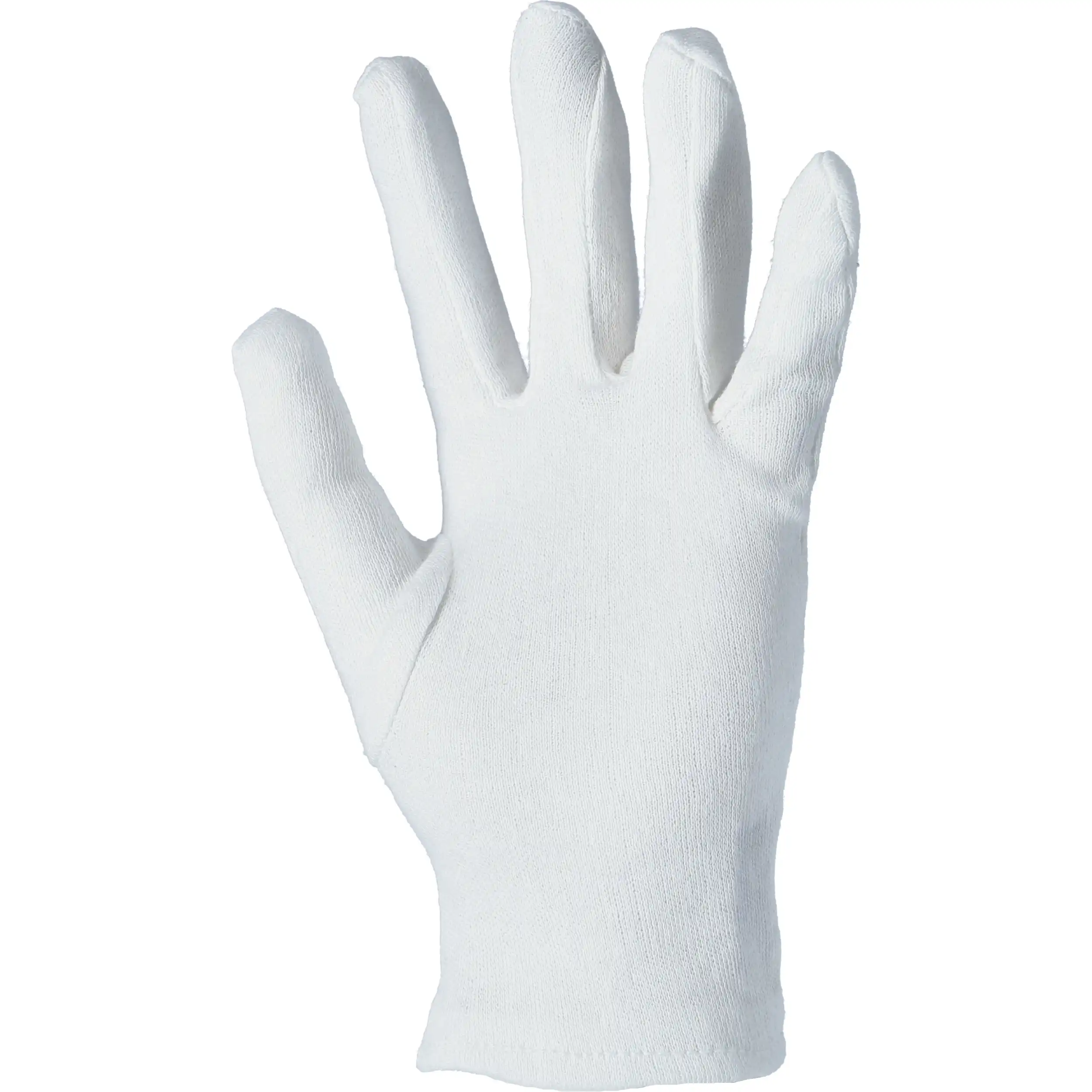 Baumwoll-Trikothandschuhe in weiß mit Schichtel in 12 (XXXL) - Thumbnail 2
