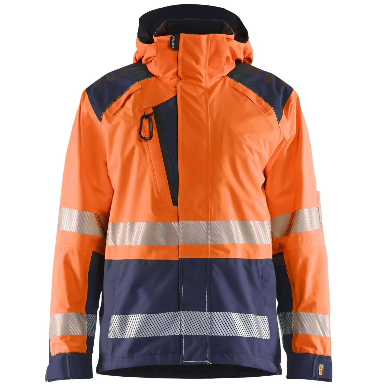 Warnschutz Regenjacke Kl. 3 "4435" in orange/marine, 3XL - Thumbnail 1