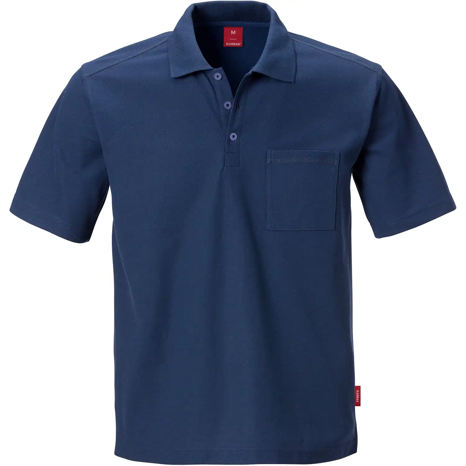 Polo-Shirt "7392 PM" in dunkelblau, XS - Thumbnail 1