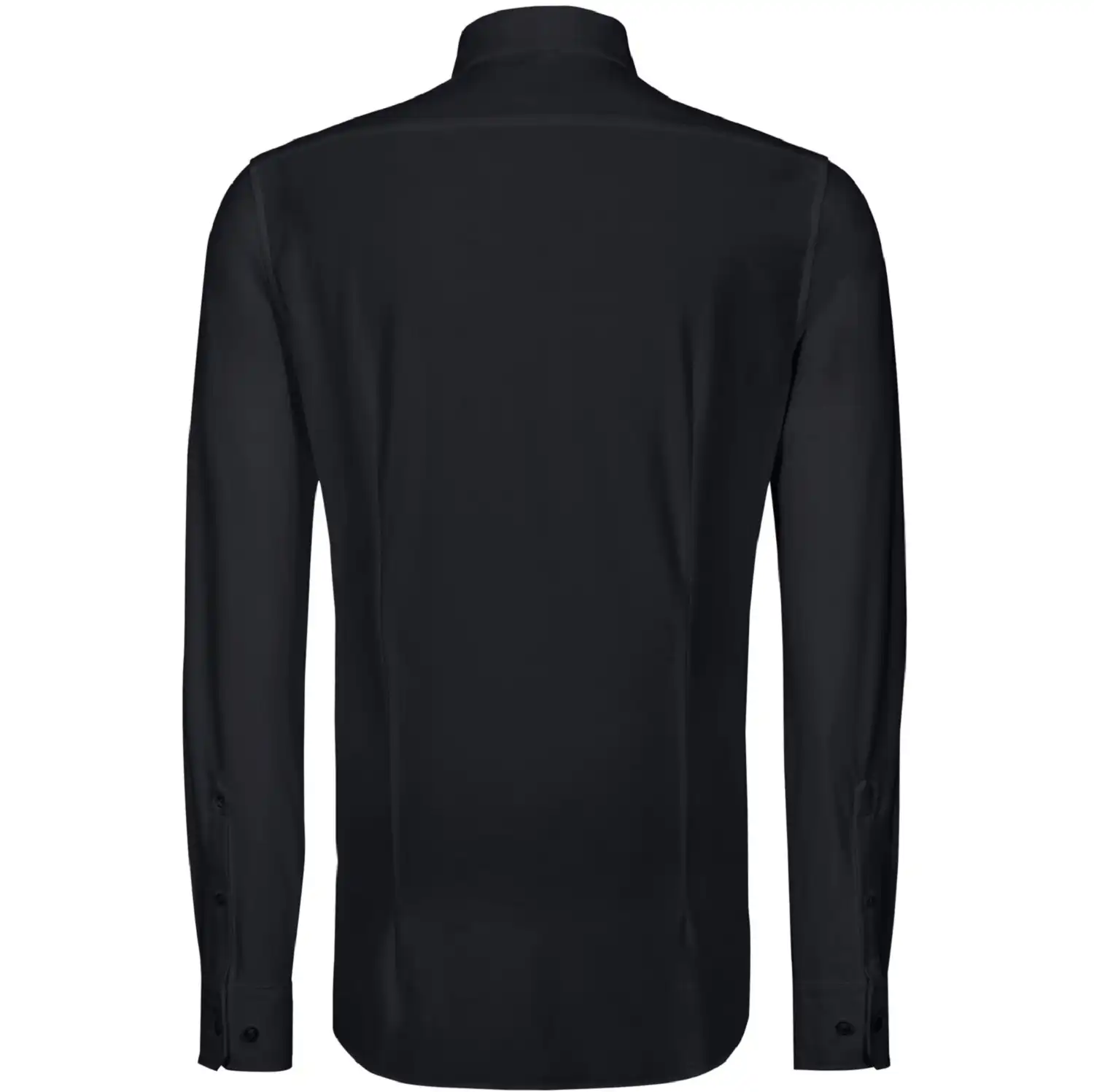 Hemd "NATURAL STRETCH" 130 langarm Regular in schwarz, L - Thumbnail 2