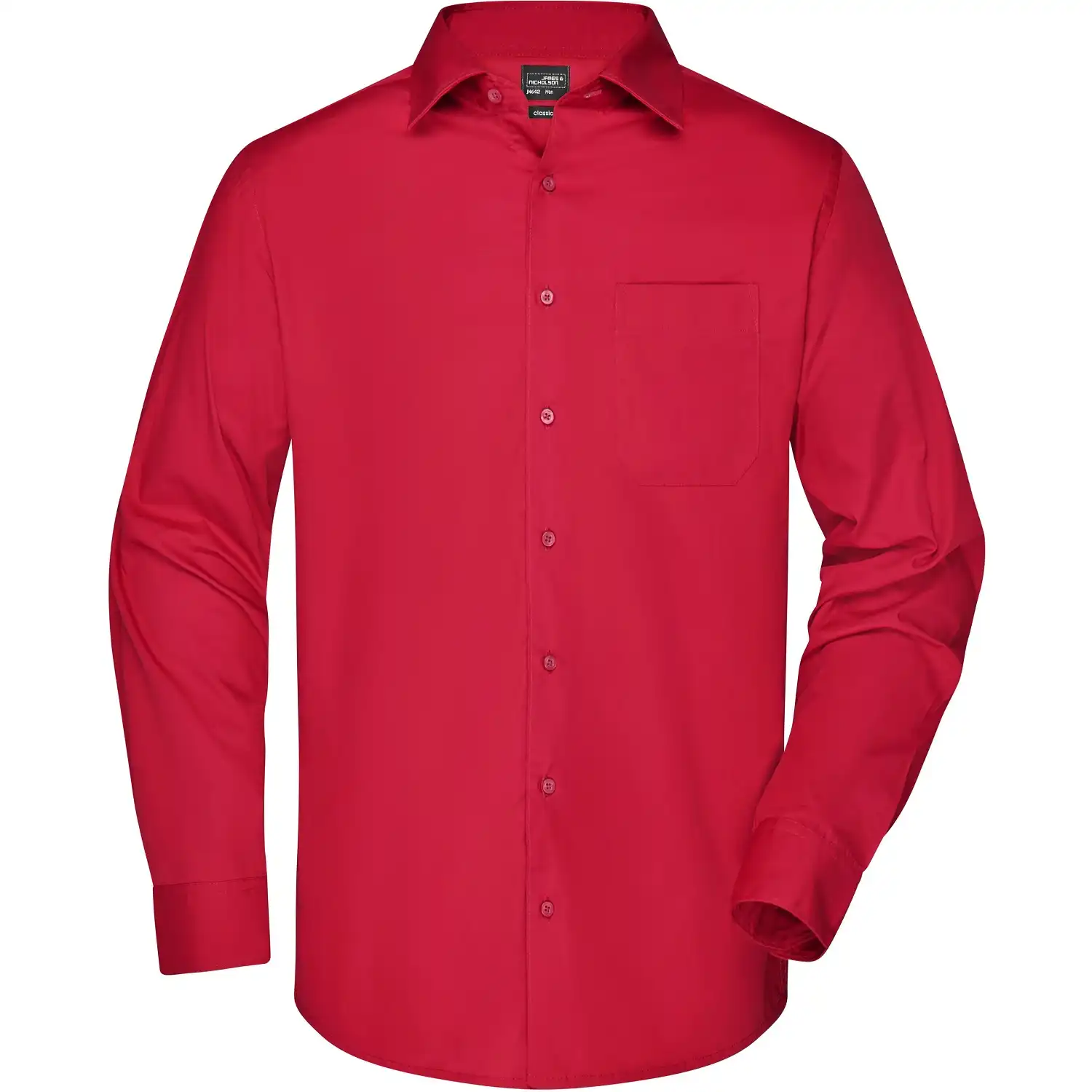 Business Hemd "JN642" in red, 3XL - Bild 1