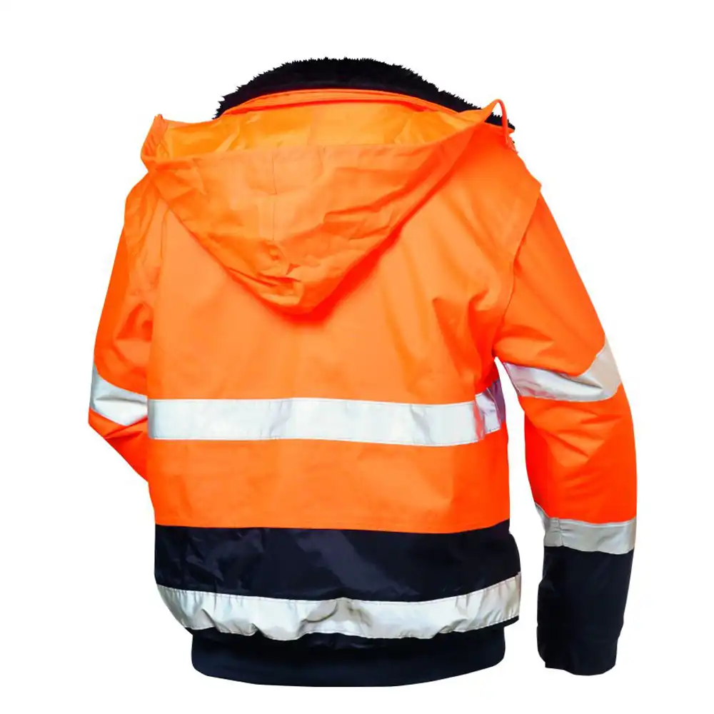 Warnschutz-Pilotenjacke "VOLKER" orange/marine in XXL - Thumbnail 2
