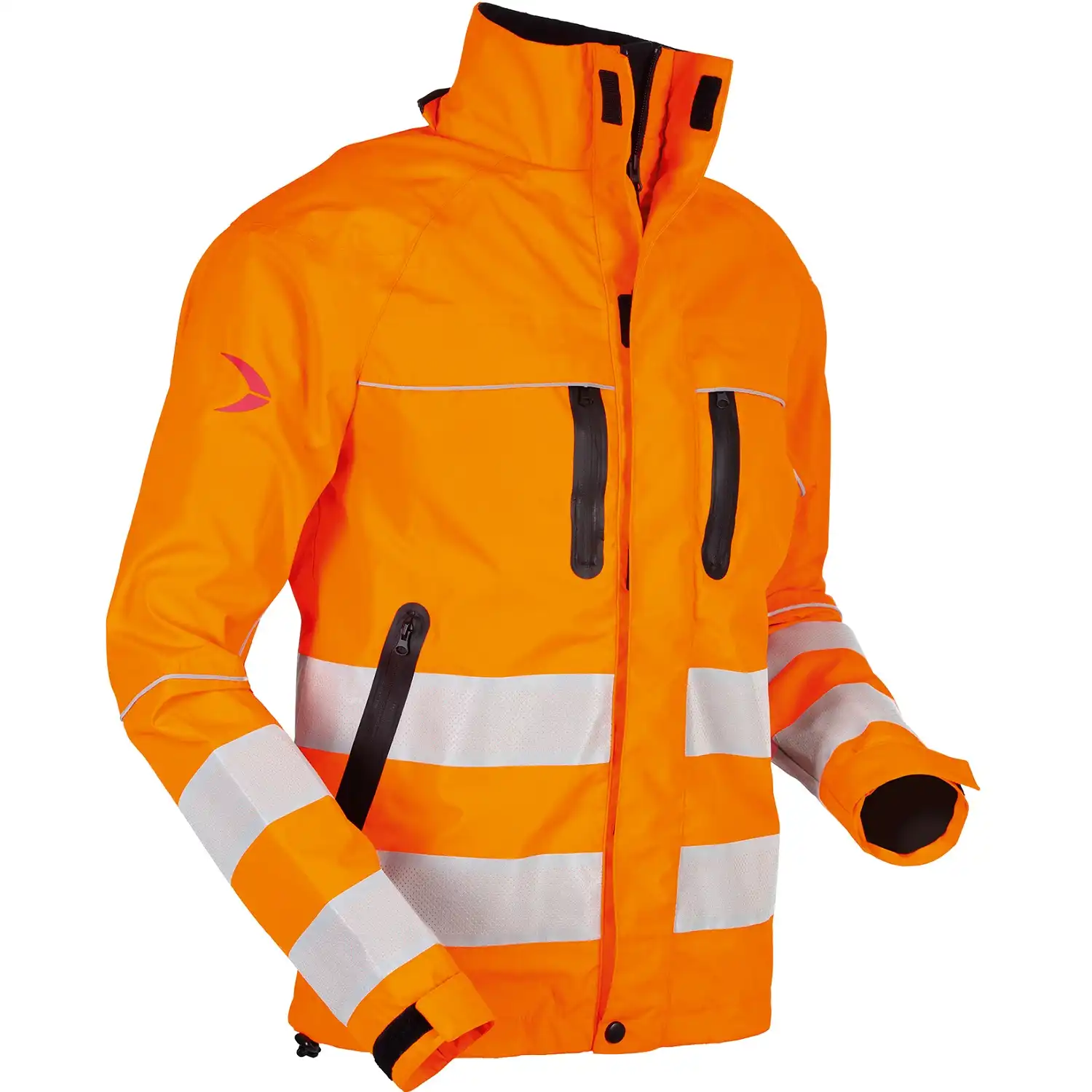 Warnschutz Regenjacke "Zipp2Zipp®" orange in S - Thumbnail 1