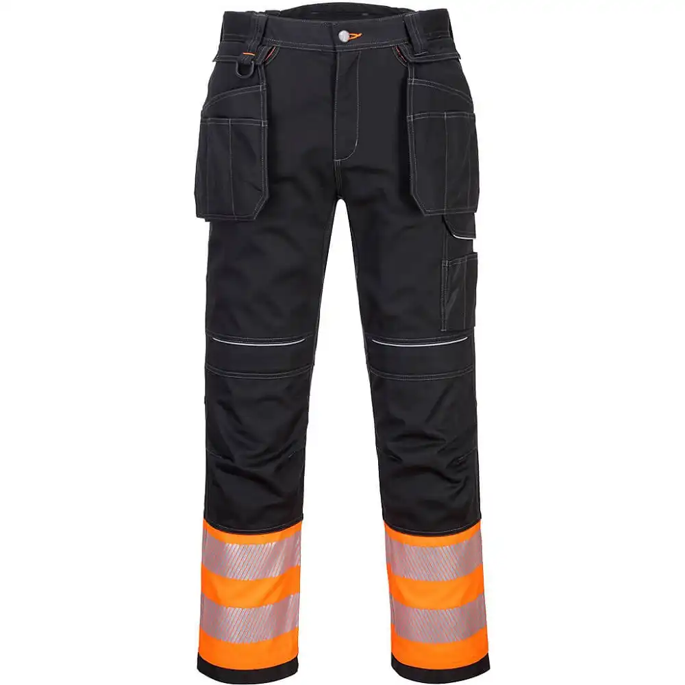 Warnschutz Handwerkerhose "PW307" PW3 Kl. 1 in orange/schwarz, 33 - Thumbnail 1
