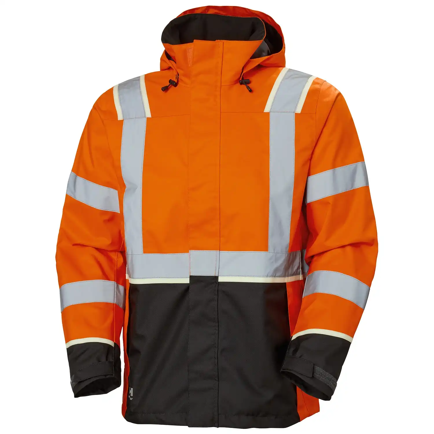 Warnschutz Regenjacke "UC-ME" in orange/schwarz, M - Thumbnail 1