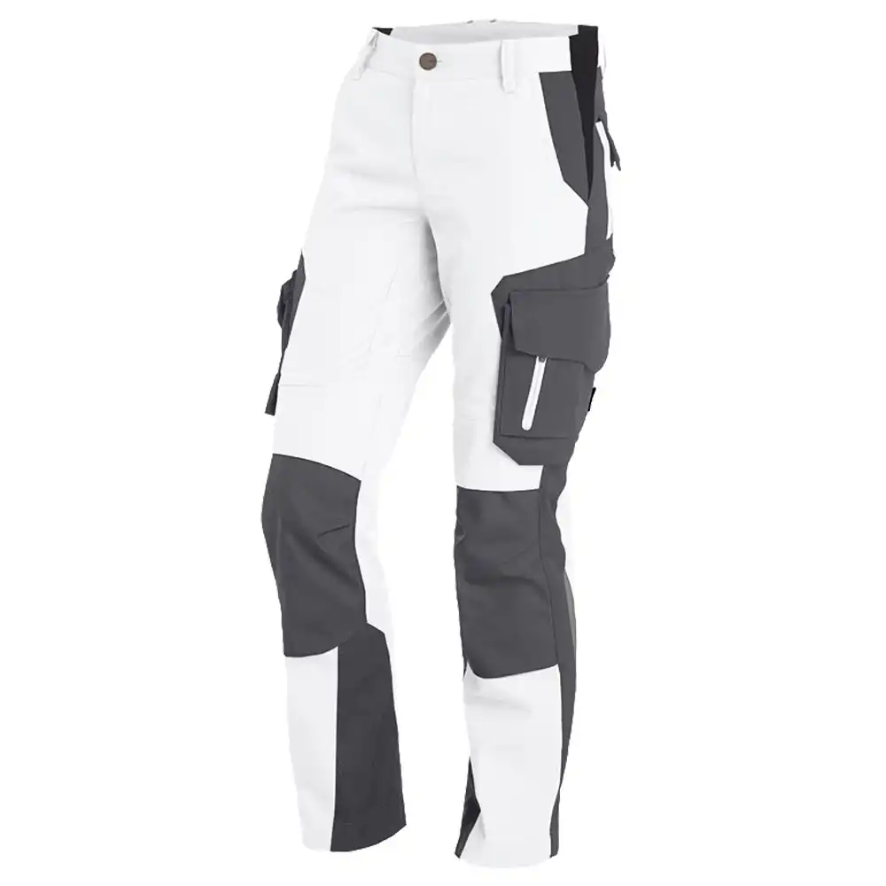 Damen-Arbeitshose "ALMA" in weiß/anthrazit, 36 - Thumbnail 1