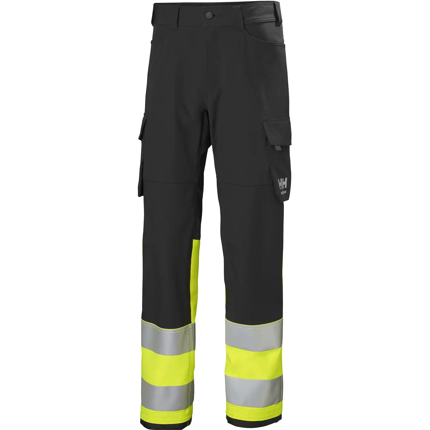 Warnschutz Servicehose "ALNA 4X" in gelb/schwarz, C44 - Thumbnail 1