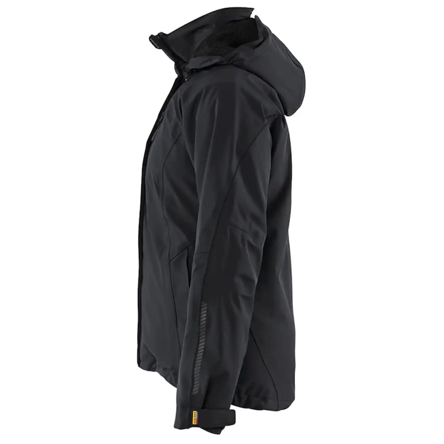 Damen Stretch Winterjacke "4408" in schwarz, M - Thumbnail 4