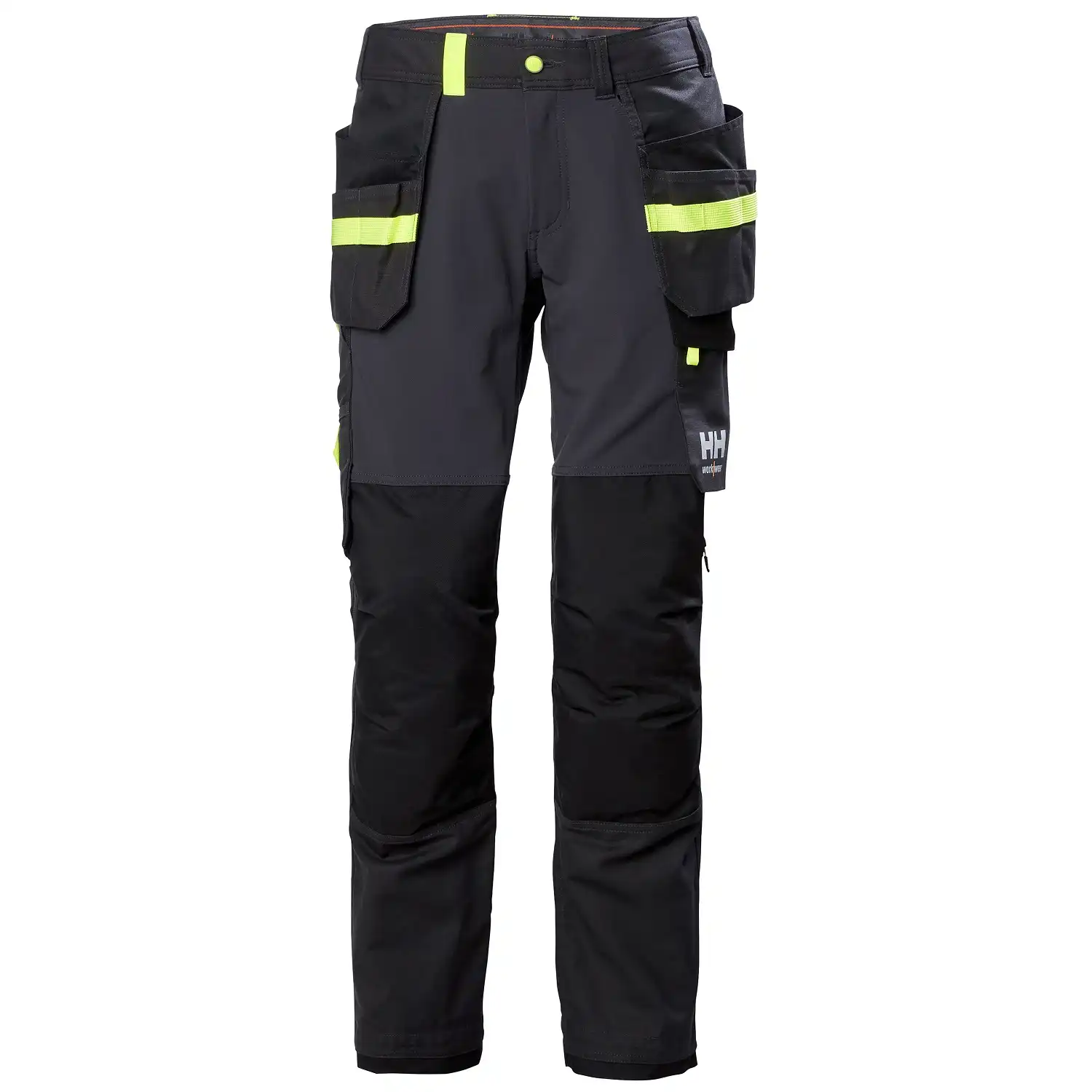 Stretch Handwerkerhose "OXFORD 4X" in dunkelgrau/schwarz, C52 - Thumbnail 1