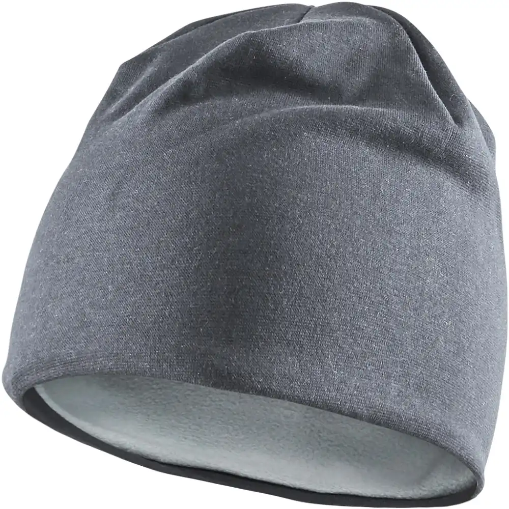 Wintermütze mit Fleecefutter "2003" in grau, Einheitsgröße - Bild 1