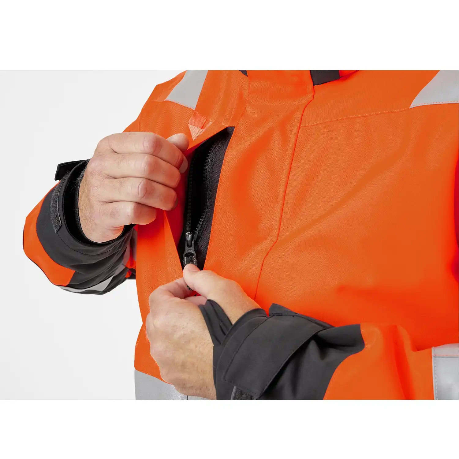 Warnschutz Winterjacke "ALNA 2.0" in orange/schwarz, S - Thumbnail 5