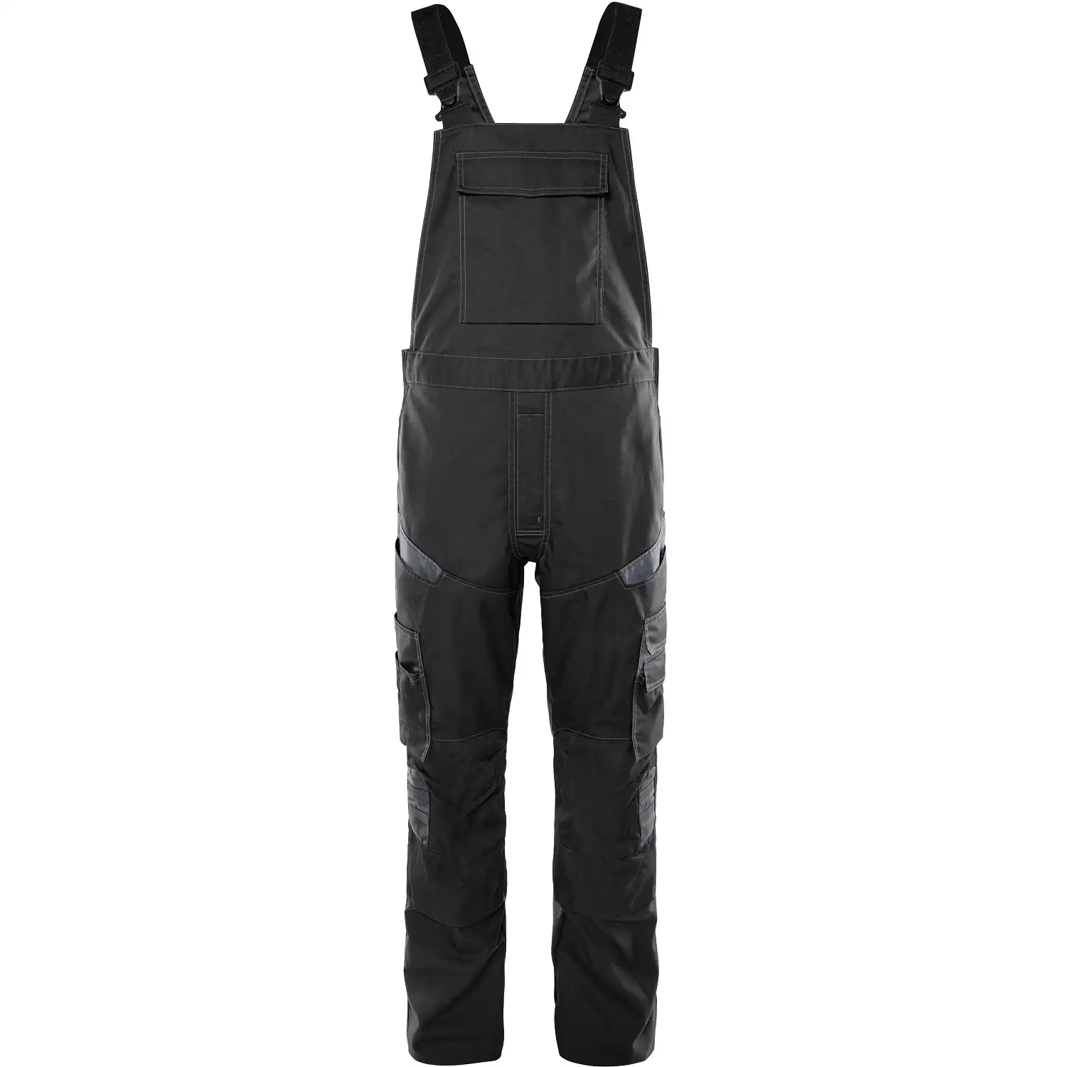 Latzhose "1556 STFP" Skarup in schwarz/grau, C44 - Thumbnail 1