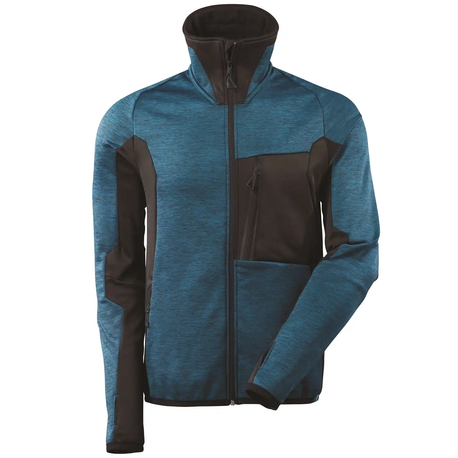 Fleecejacke Advanced in petrol, M - Thumbnail 1
