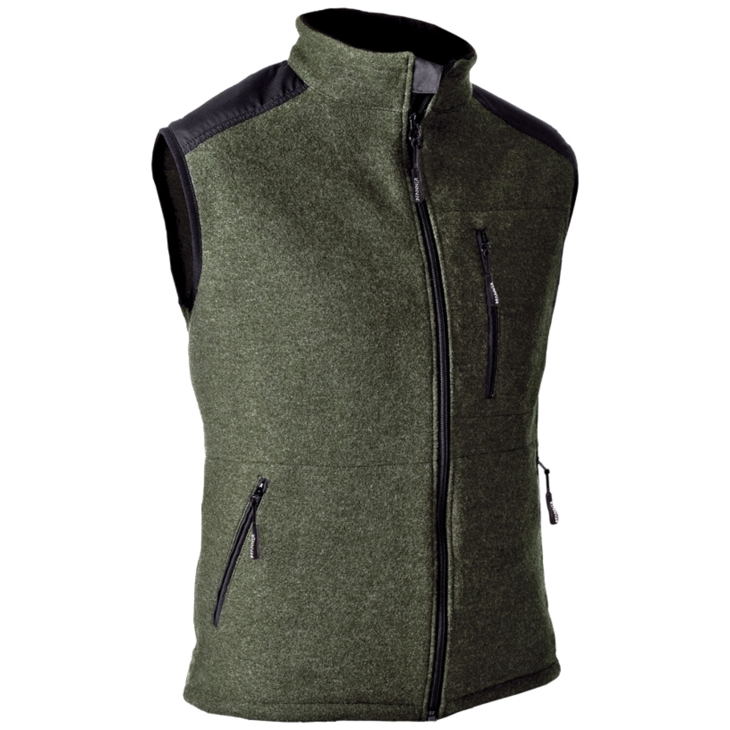 Weste "WOOLTEC GILET" in waldgrün, S - Thumbnail 1