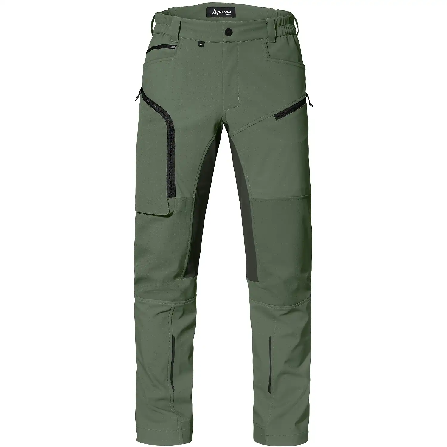 Softshellhose "ALLWETTERTALENT" in grün, 48 - Bild 1