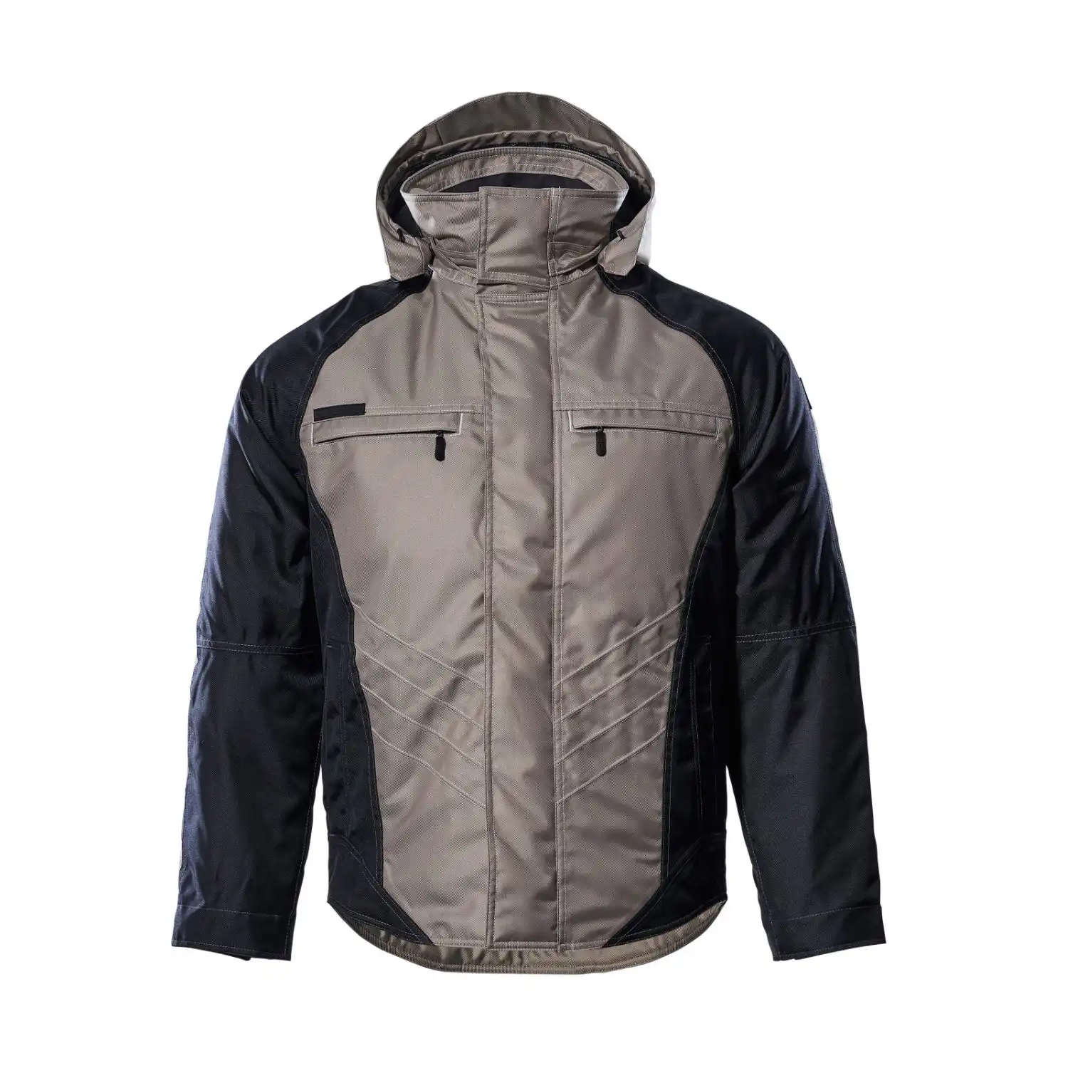 Pilotjacke "FRANKFURT" Unique mehrfarbig in khaki/Schwarz, XL - Thumbnail 1