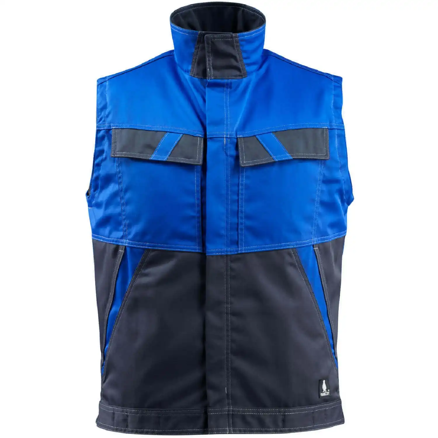 Weste "KILMORE" Light in kornblau/schwarz, XL - Thumbnail 1