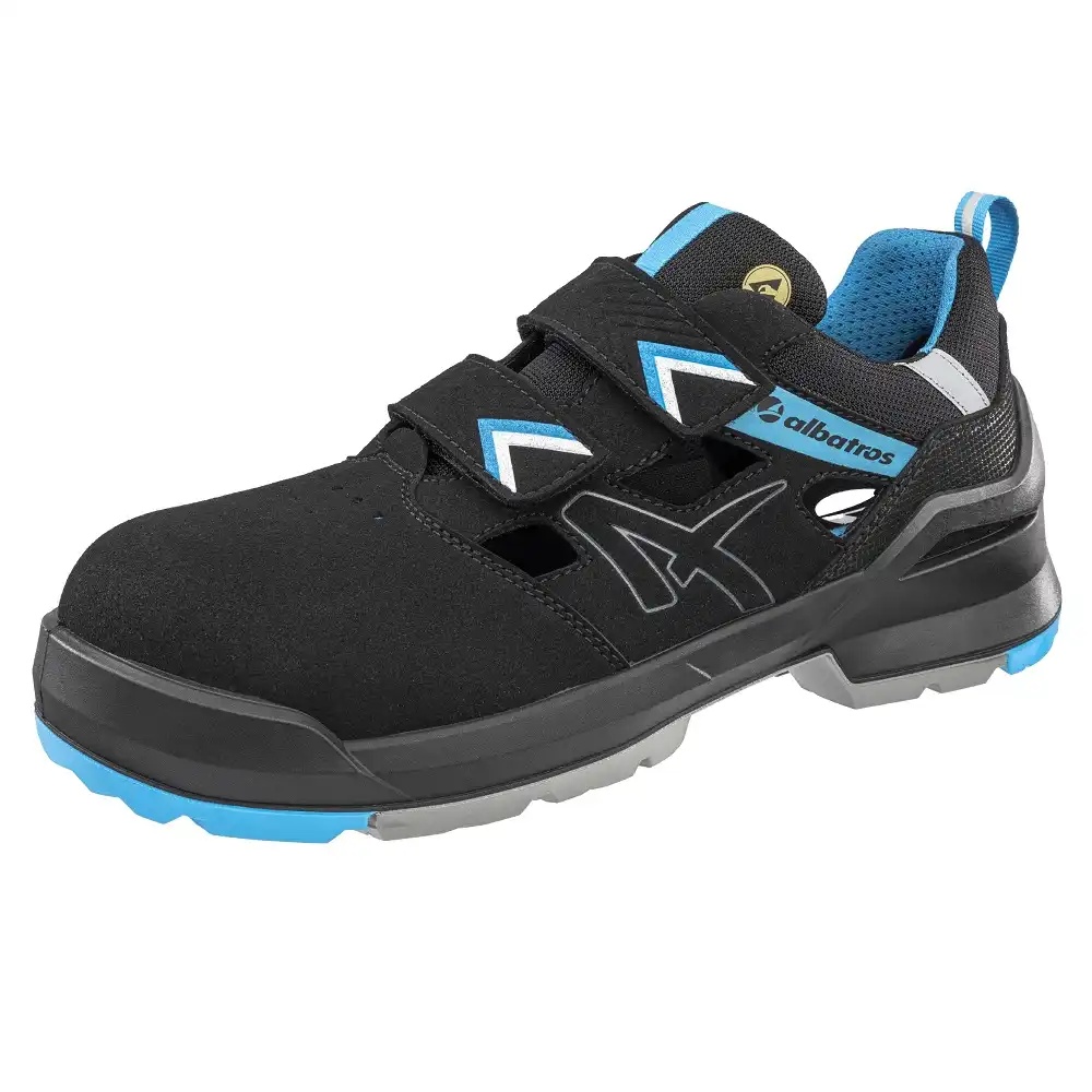 Sicherheitshalbschuhe S1 "FORGE AIR BLACK/BLUE LOW" in 41 - Bild 1