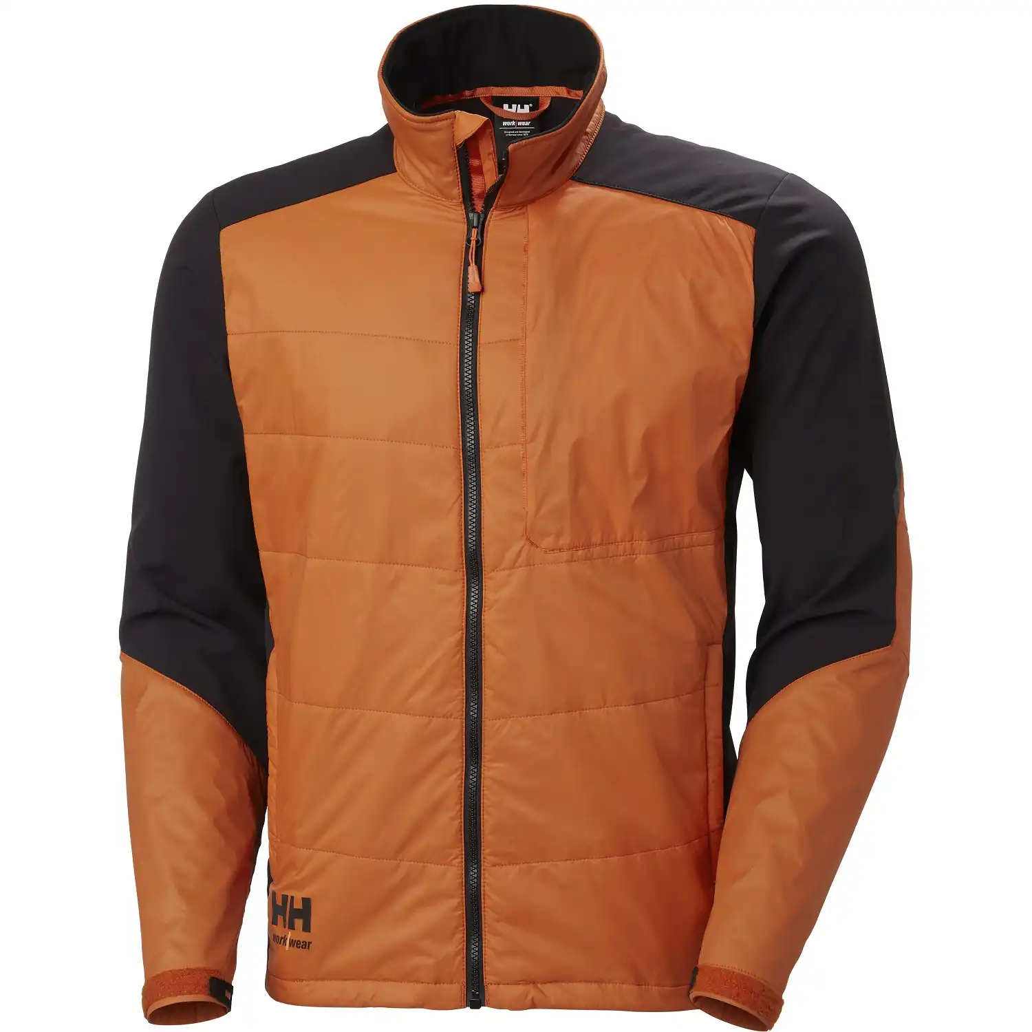 Steppjacke "KENSINGTON" in dunkelorange/schwarz, XS - Thumbnail 1