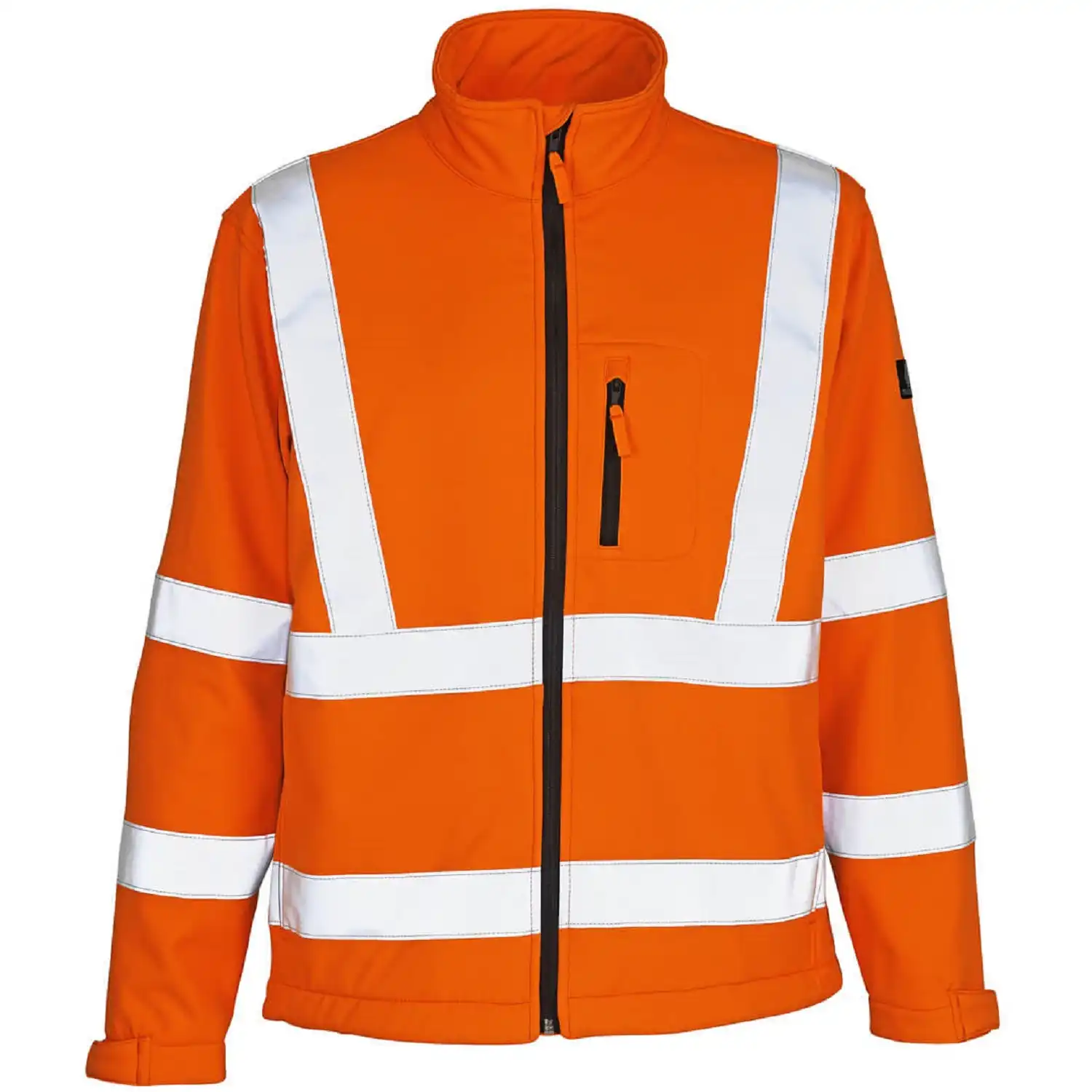 Warnschutz Softshelljacke "CALGARY" Safe Artic in fluororange, XXL - Thumbnail 1