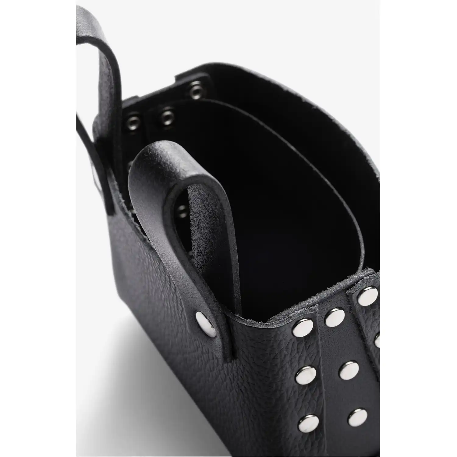 Nageltasche doppelt genietet "ARMIN" schwarz - Thumbnail 3