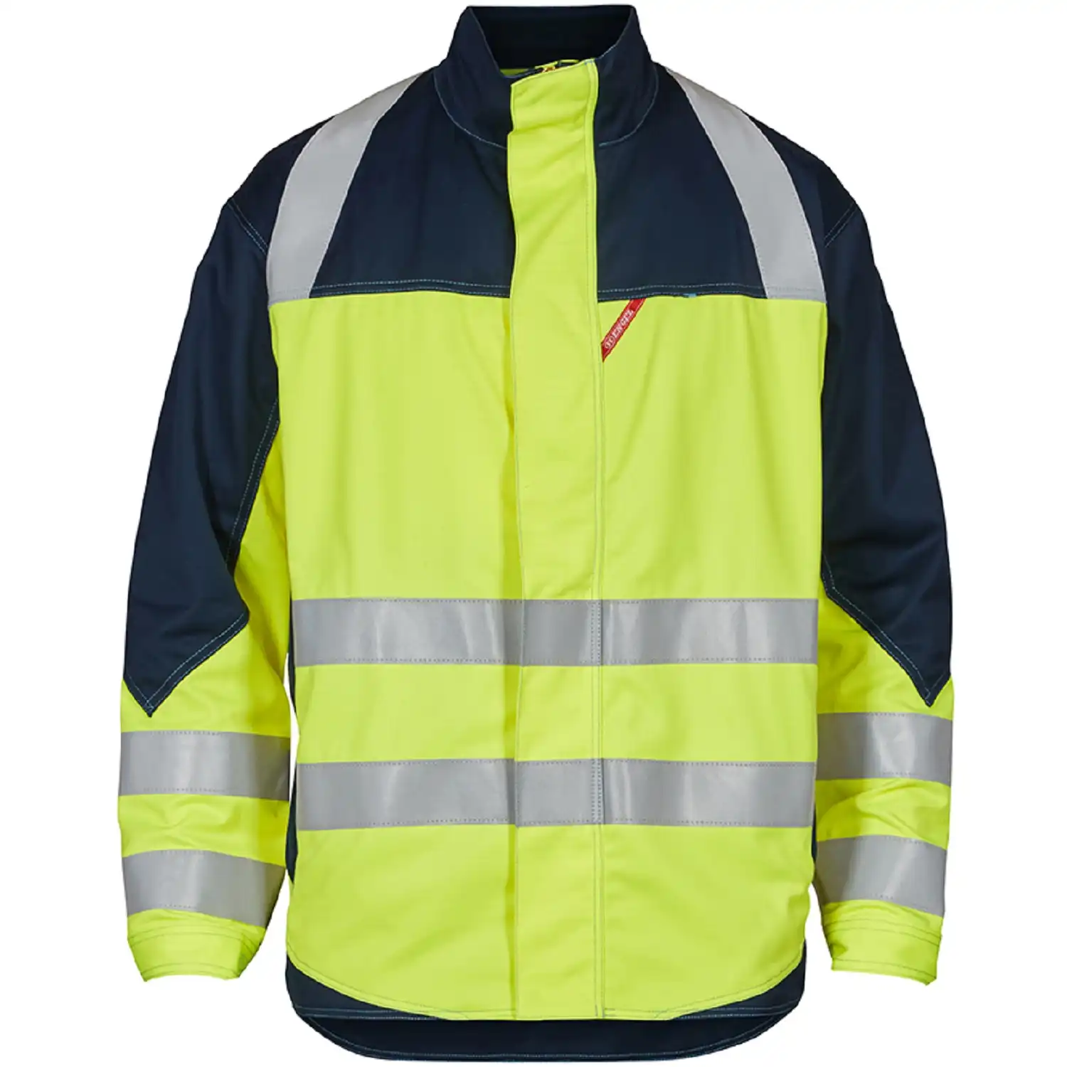 Multinorm Arbeitsjacke "1285-172" Safety+ Kl. 2 gelb/marine in 3XL - Thumbnail 1