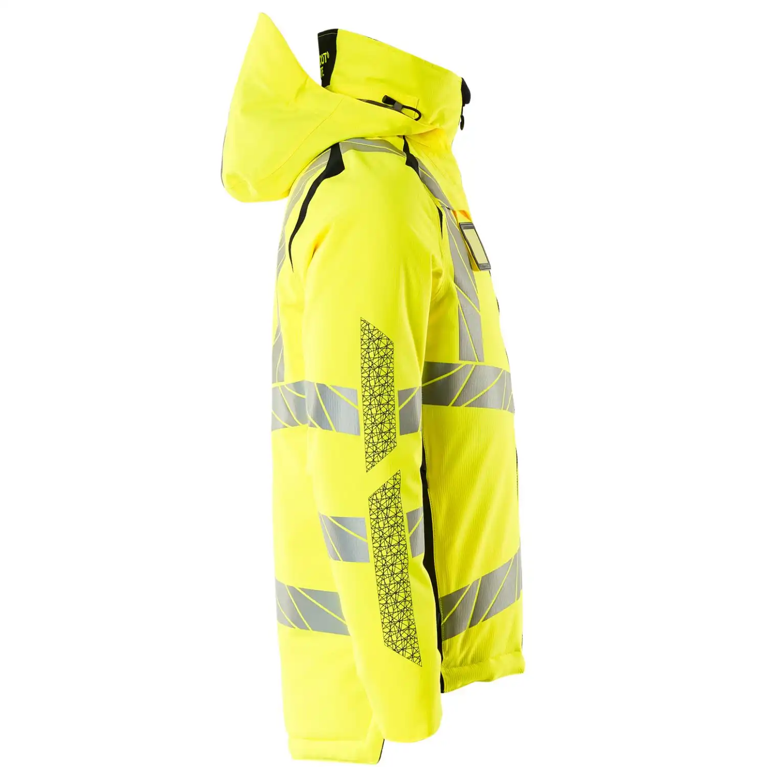 Warnschutz Winterjacke "ACCELERATE SAFE" in gelb/schwarzblau, XXL - Thumbnail 4